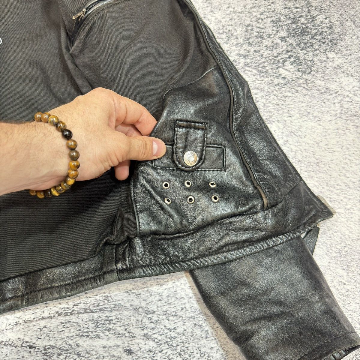 Schott Schott Mens Black Biker Jacket M size Size US M / EU 48-50 / 2 - 16 Thumbnail