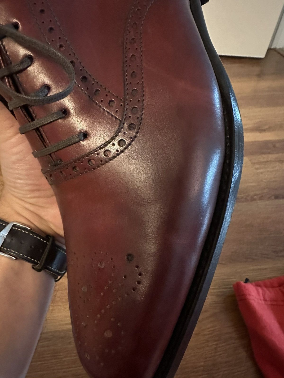 J.FitzPatrick Wallingford II Half Brogue Burgundy Calf Size US 9 / EU 42 - 18 Thumbnail