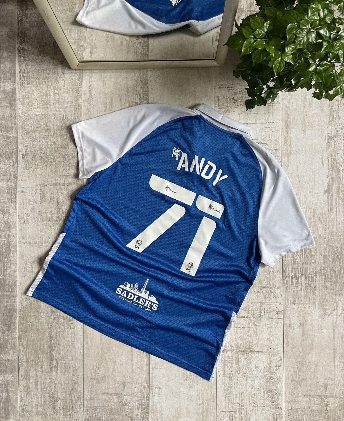 Nike Nike Fc Birmingham City 20/21 Andy #71 Football Shirt Away Size US XL / EU 56 / 4 - 1 Thumbnail