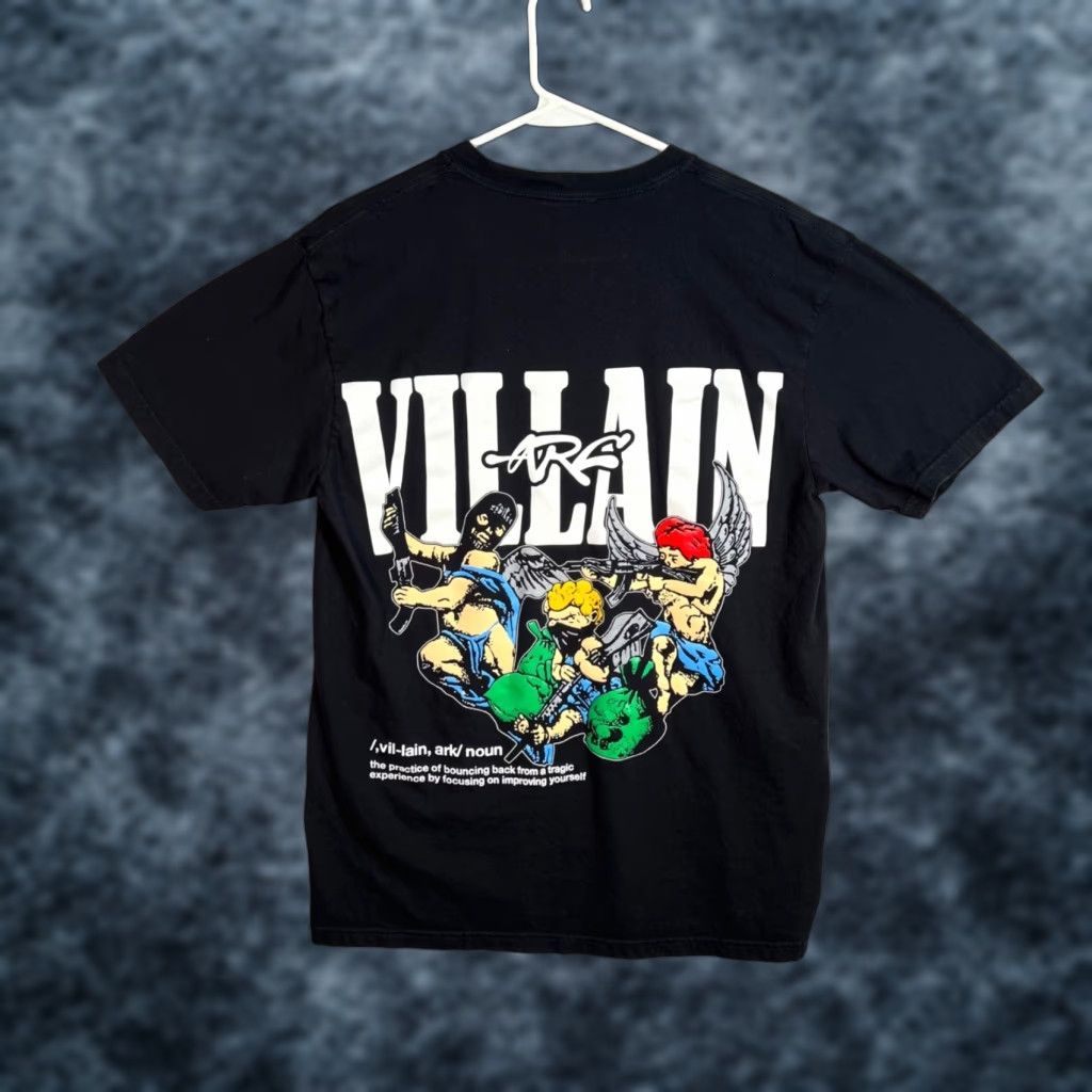 Vintage VINTAGE TNC Villain ARC Graphic Black T-Shirt Adult Large Mens Size US L / EU 52-54 / 3 - 1 Thumbnail