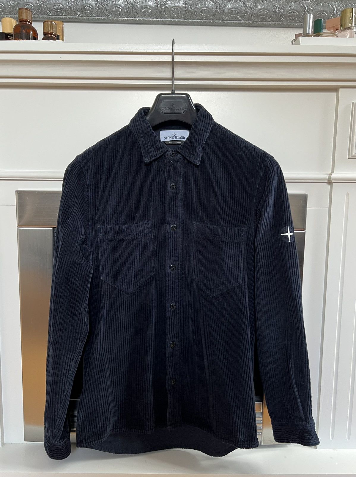 Stone Island Stone Island | Corduroy Overshirt | Black | Size S Size US S / EU 44-46 / 1 - 3 Thumbnail
