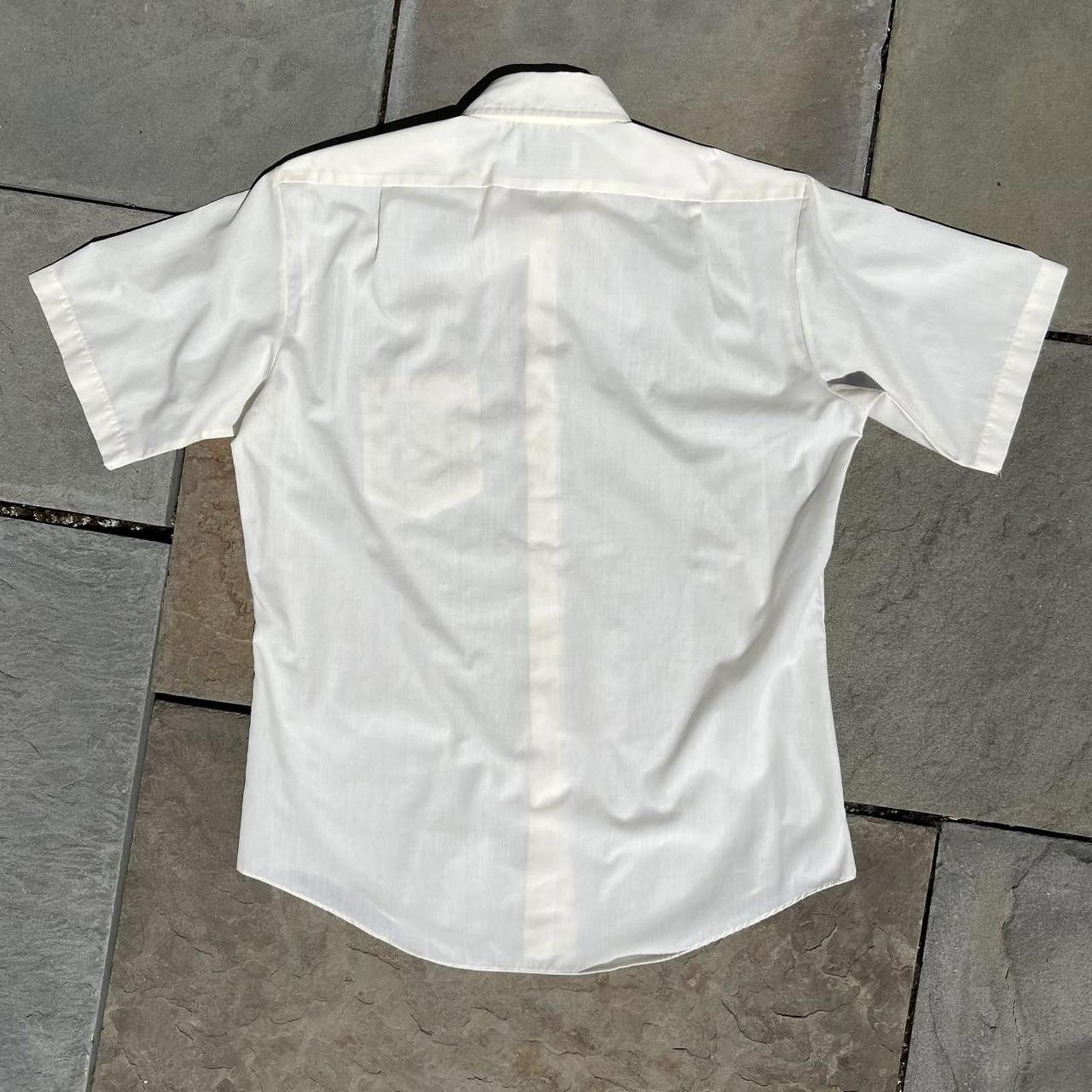 Vintage Vintage 80s Pale Yellow Short Sleeve Button Down Shirt Size US L / EU 52-54 / 3 - 4 Thumbnail