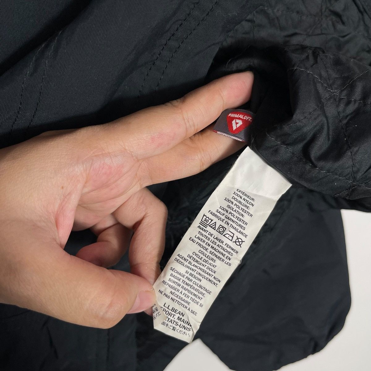 L.L. Bean L.L.Bean Primaloft Hooded Jacket Navy Lightweight Insulated Size US M / EU 48-50 / 2 - 7 Thumbnail