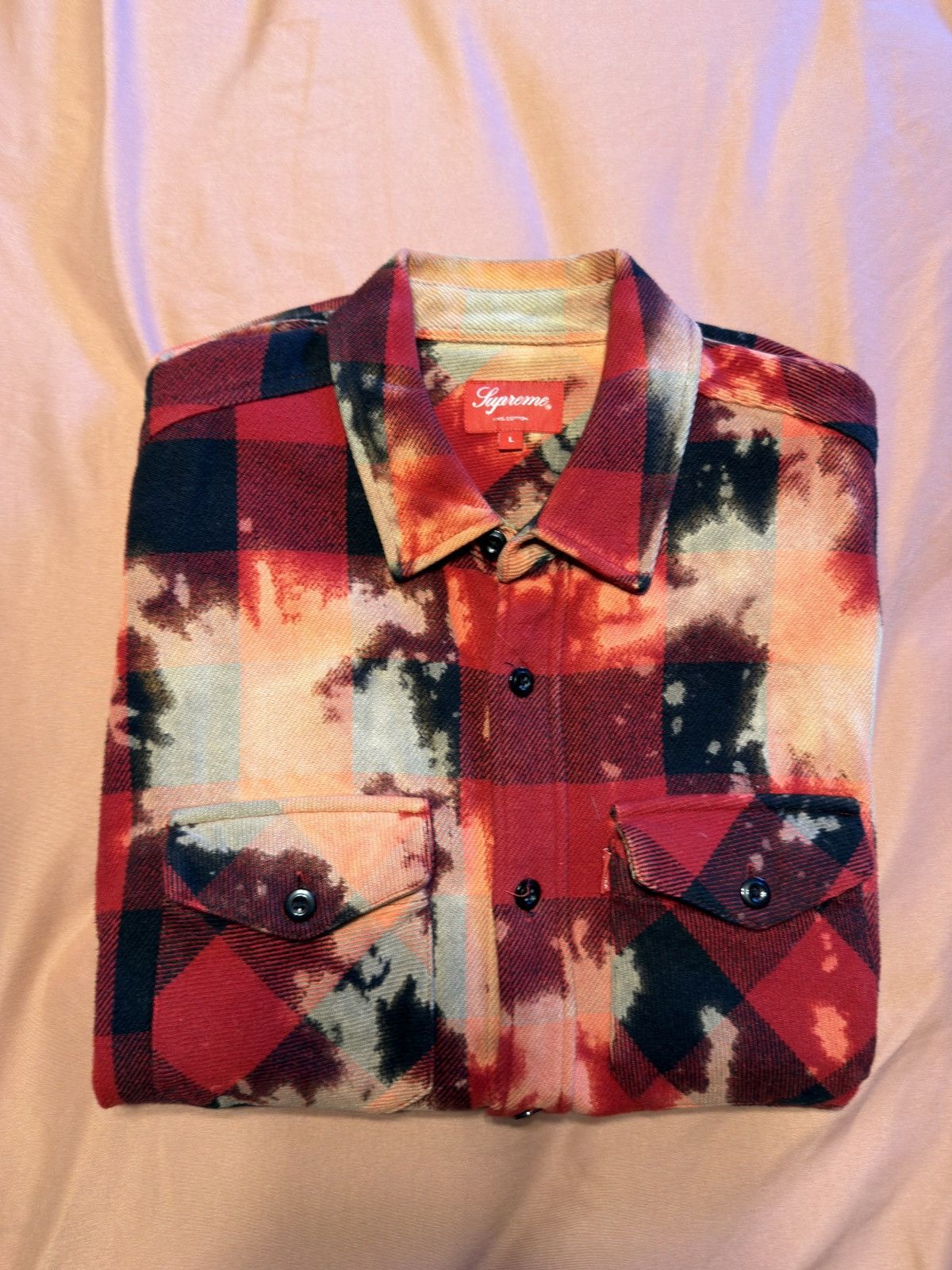 Supreme SUPREME BLEACHED BUFFALO HEAVYWEIGHT FLANNEL Size US L / EU 52-54 / 3 - 1 Thumbnail