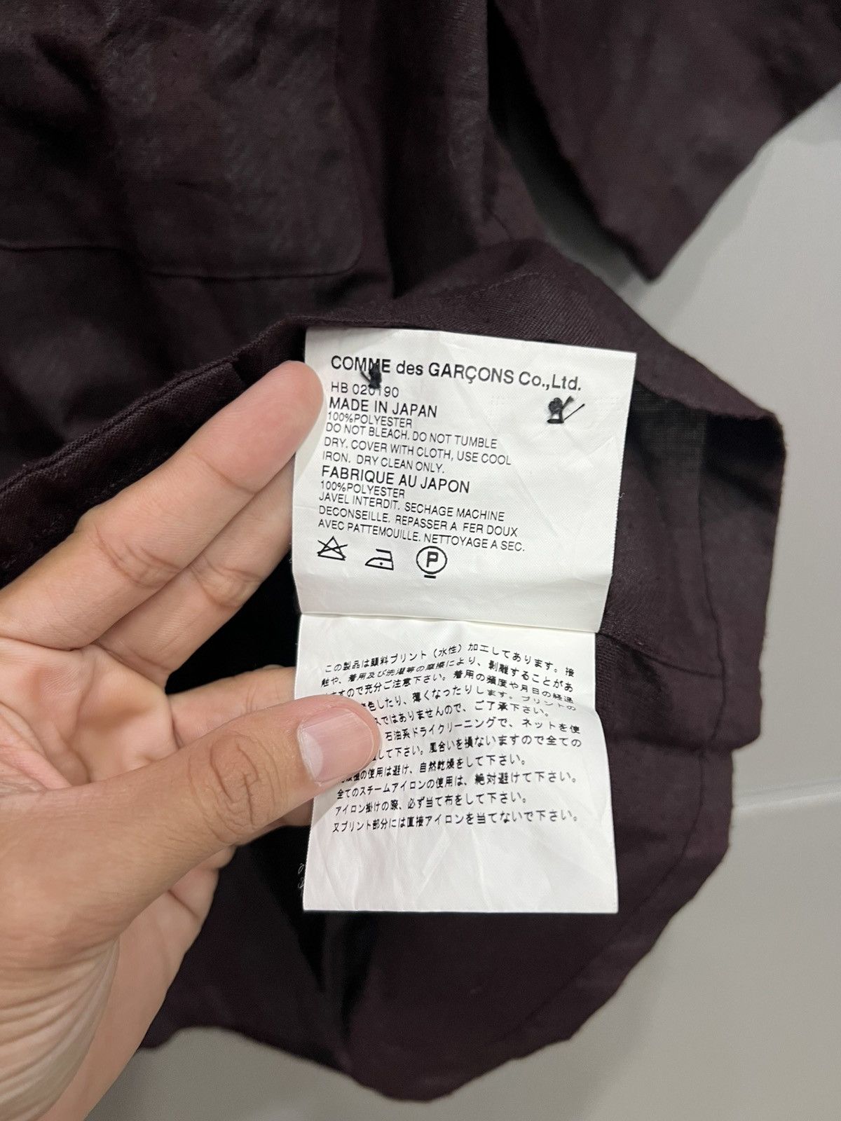 Comme des Garcons Homme Ss2001 Comme des Garcons Homme Striped Open Collar Shirt Size US L / EU 52-54 / 3 - 6 Thumbnail