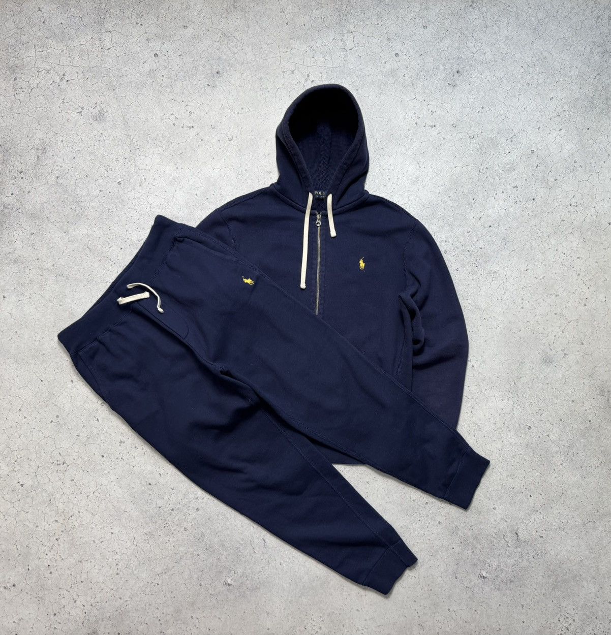 Polo Ralph Lauren Vintage Hype Track Suit Pants Zip Hoodie