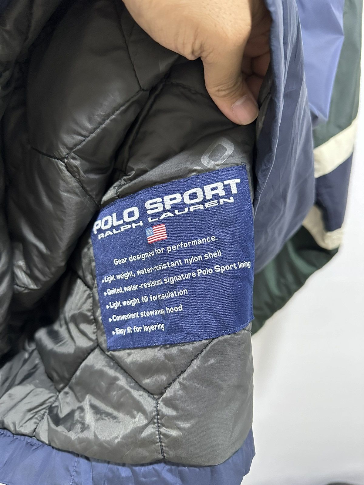 Polo Ralph Lauren × Vintage Vintage Polo Sport Ralph Lauren Jacket 90’s Style Size US XL / EU 56 / 4 - 10 Thumbnail