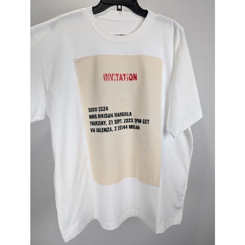 Maison Margiela o1rshd1 T-Shirt in White Size US M / EU 48-50 / 2 - 7 Thumbnail
