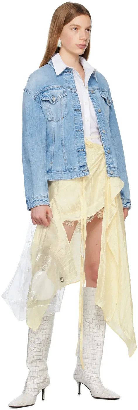 Acne Studios o1y0725 Denim Jacket in Blue Size XS / US 0-2 / IT 36-38 - 4 Thumbnail
