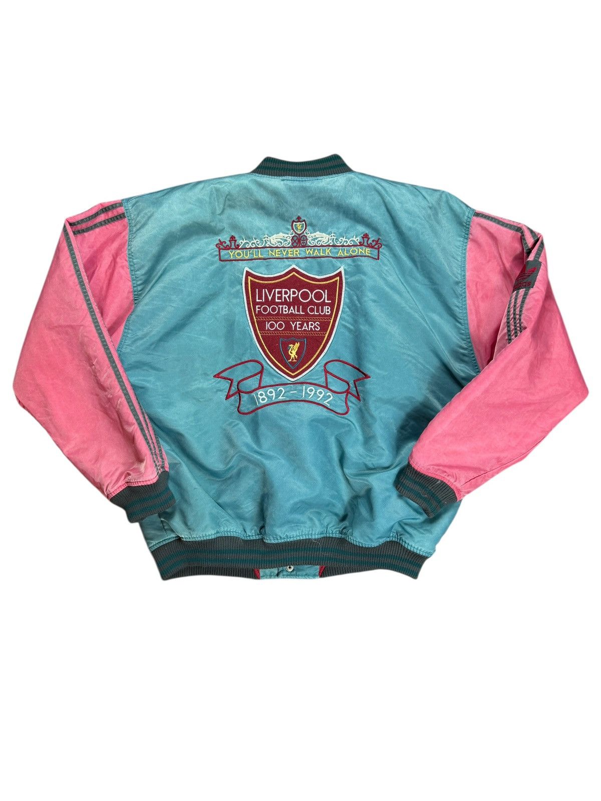 Adidas Liverpool 1992/93 Bomber Jacket Size US L / EU 52-54 / 3 - 2 Thumbnail