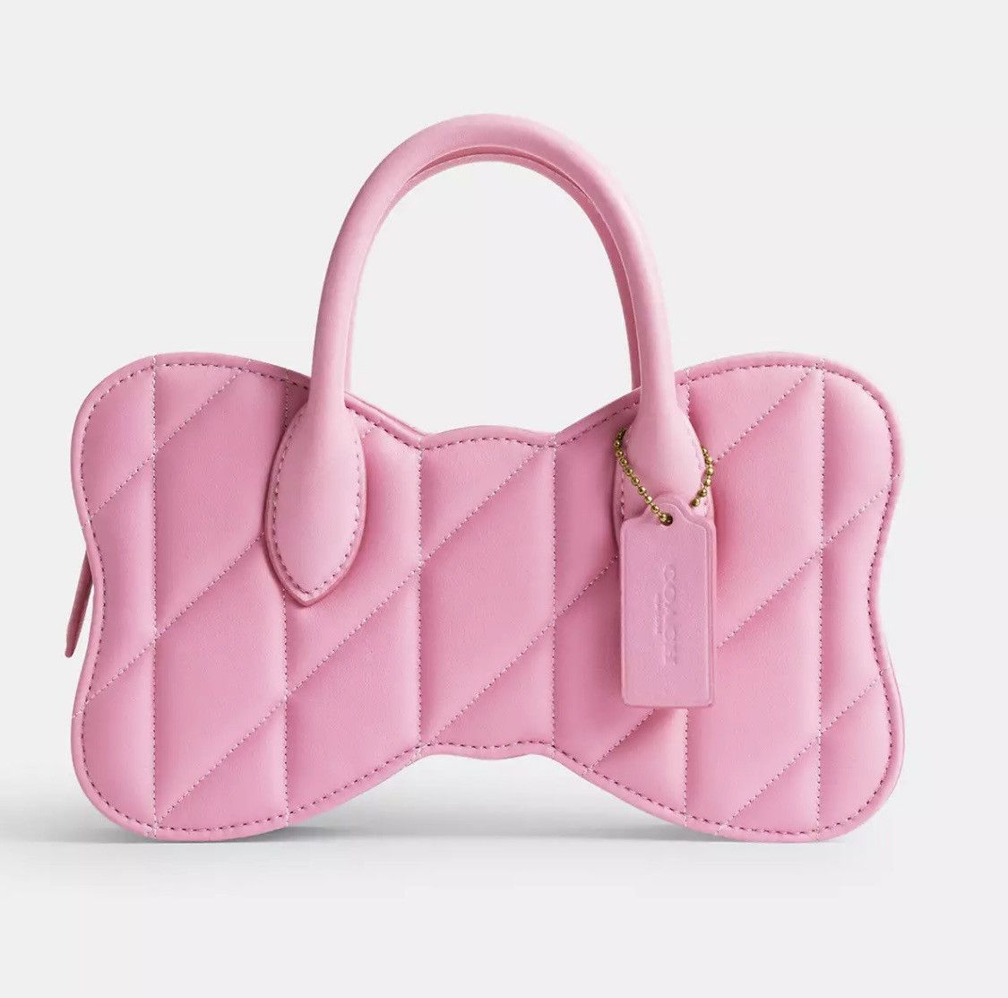 Coach Coach Bow Bag With Quilting cu860 pink Size ONE SIZE - 15 Thumbnail