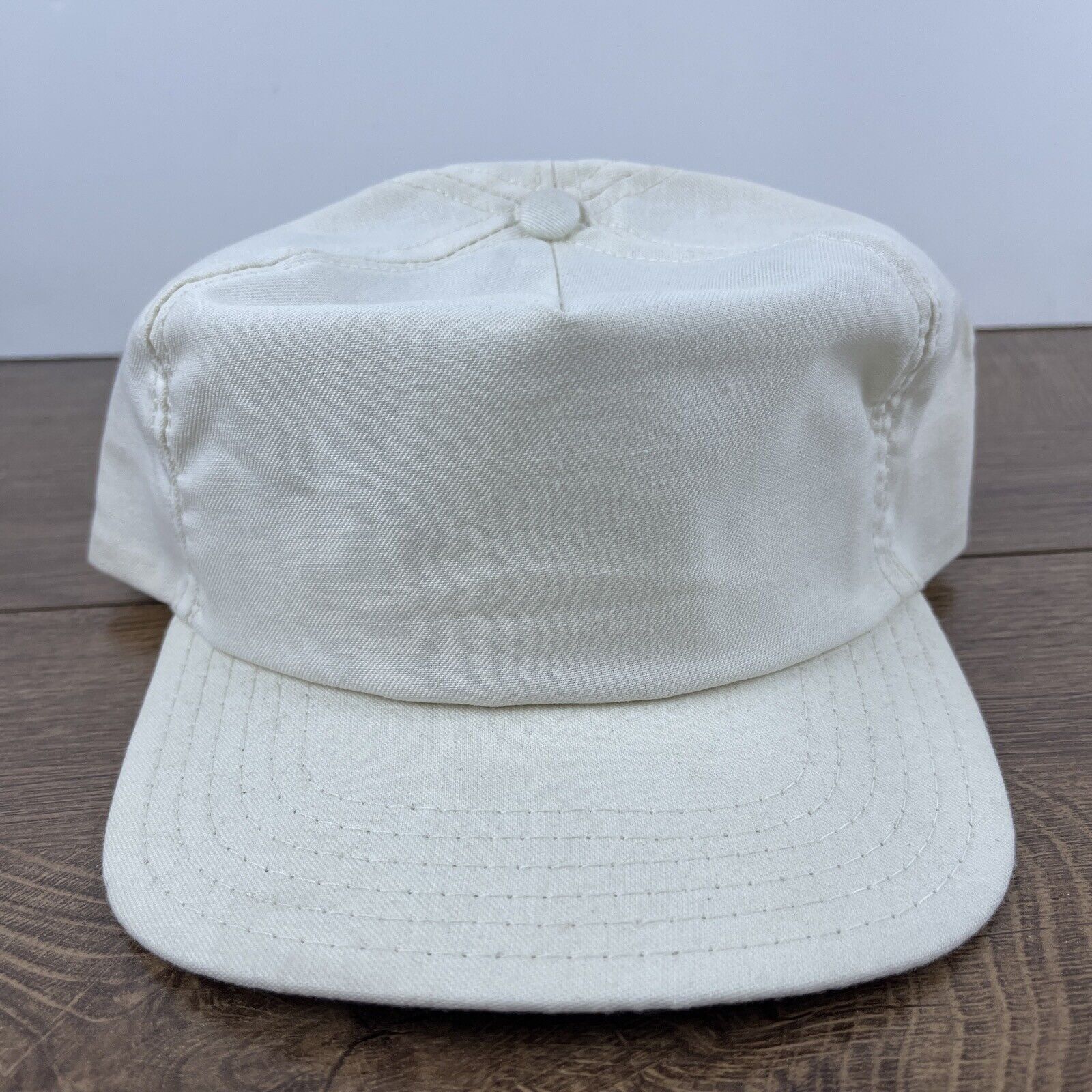 Other Plain White Hat White Hat Plain Adjustable Snapback Adult Si Size ONE SIZE - 4 Thumbnail