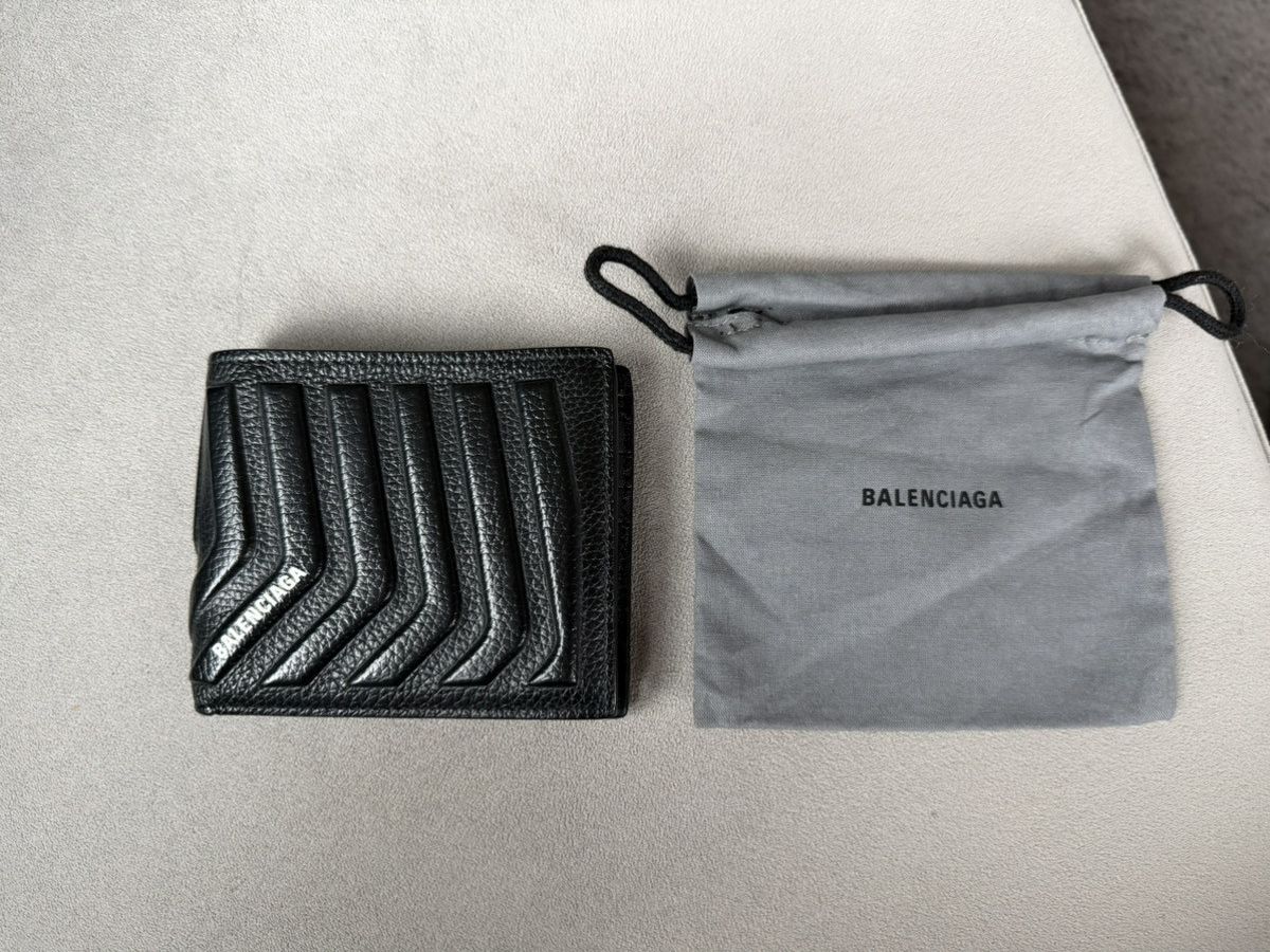 Balenciaga Balenciaga Car leather square bifold wallet, beautiful grain Size ONE SIZE - 1 Thumbnail