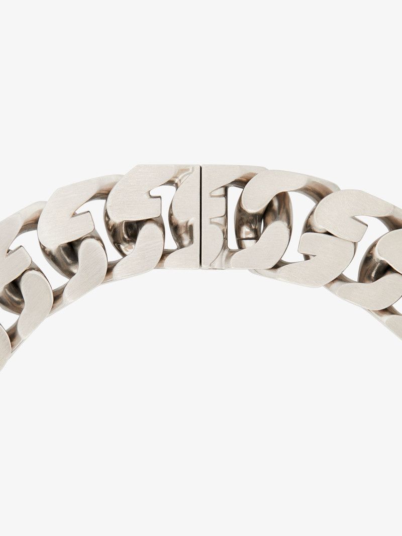 Givenchy o1n1vont0326 Size:1/Medium G Chain Necklace in Silver Size ONE SIZE - 3 Thumbnail