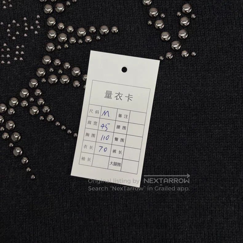 Louis Vuitton Louis Vuitton Sunflower nail bead logo black sweater Size US M / EU 48-50 / 2 - 8 Thumbnail