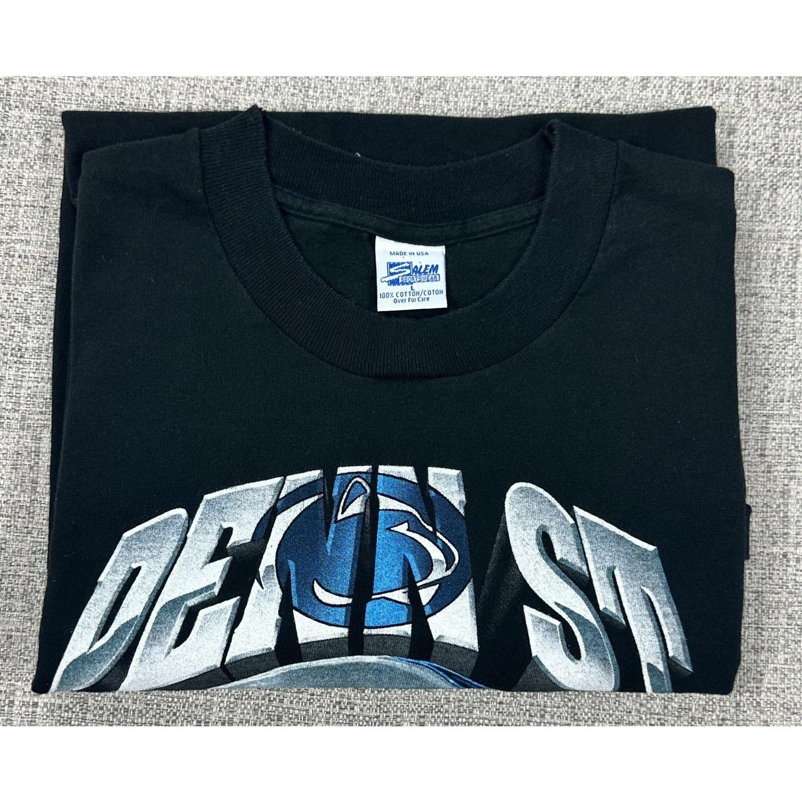 Salem Sportswear Penn State Nittany Lions Shirt Sz L Helmet NCAA Salem 90s Size US XL / EU 56 / 4 - 14 Thumbnail
