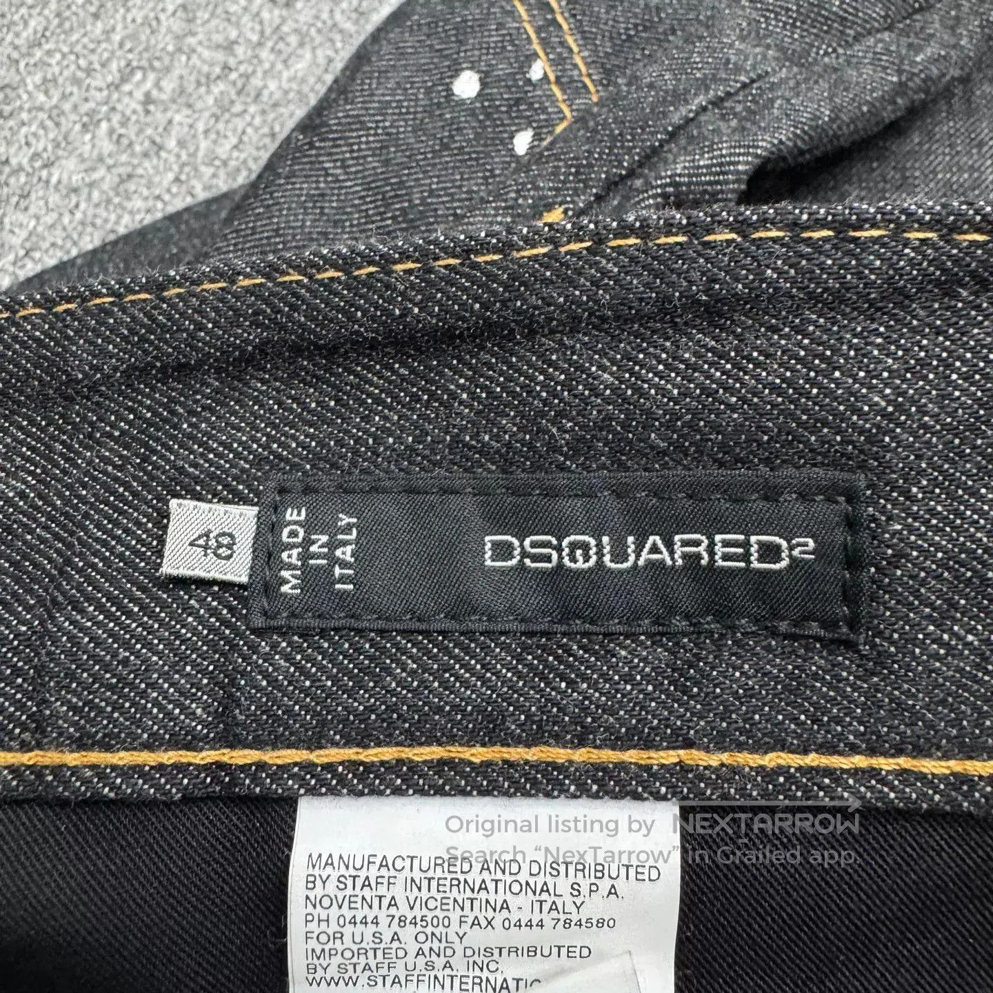 Dsquared2 Dsquared2 Distressed Paint Splatter Jeans. Size US 32 / EU 48 - 2 Thumbnail