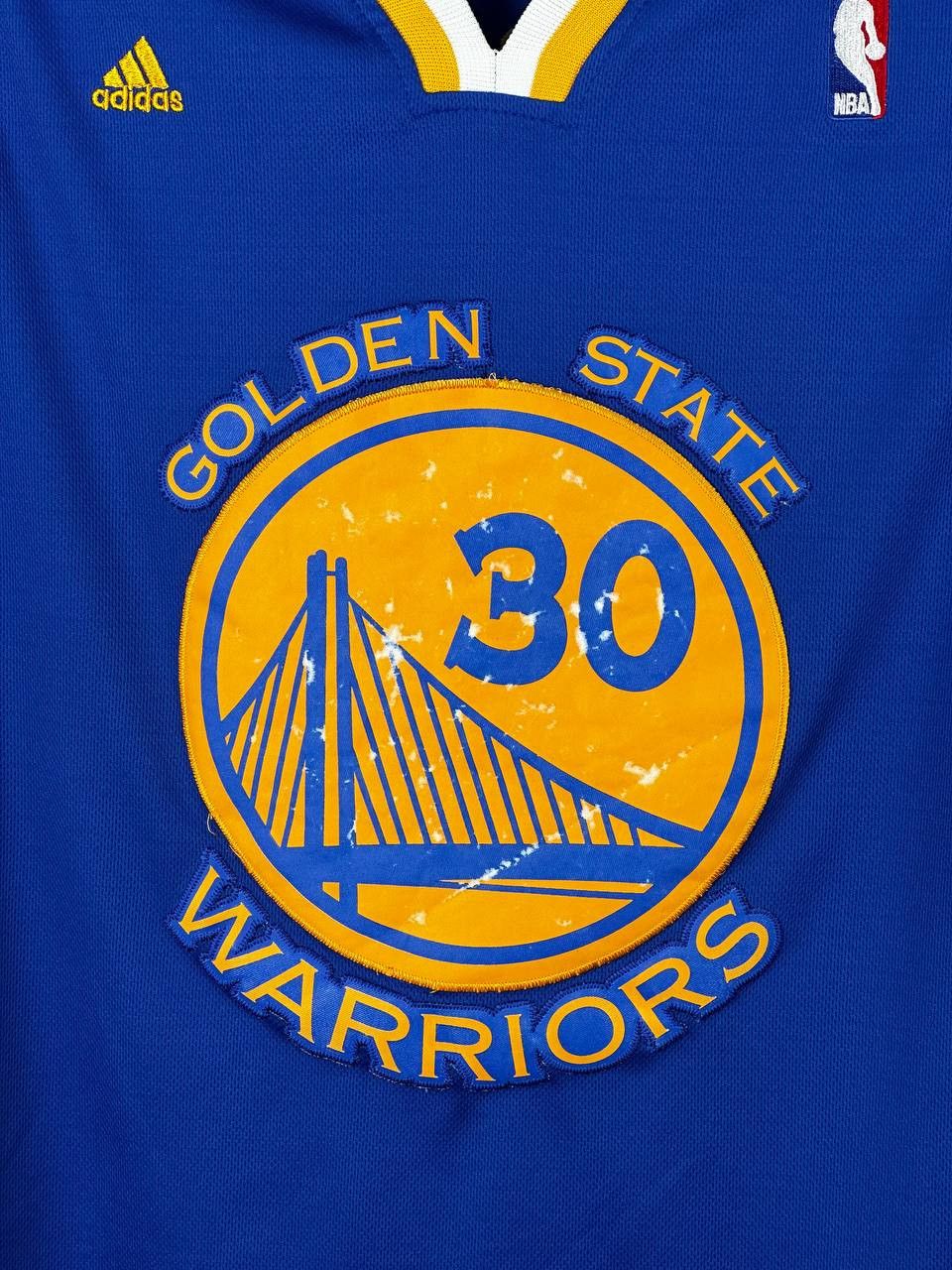 Adidas Golden State Warriors 30 Curry Adidas NBA Jersey Large Size US L / EU 52-54 / 3 - 7 Thumbnail