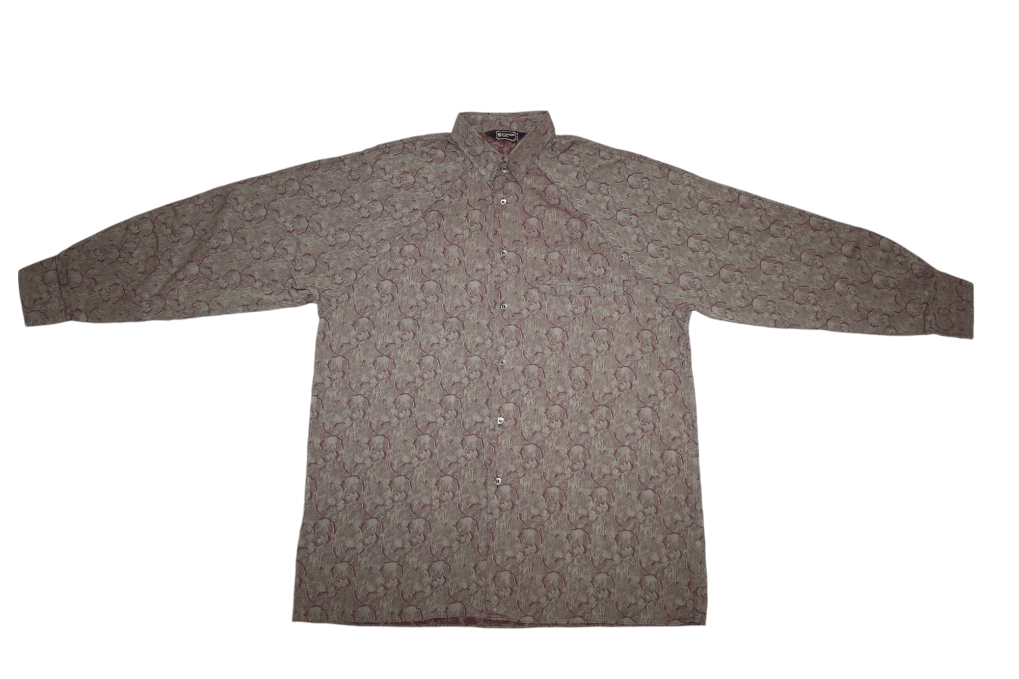Ermenegildo Zegna Ermenegildo Zegna Trivero Cotton Wool Baroque Jacquard Shirt Size US M / EU 48-50 / 2 - 4 Thumbnail