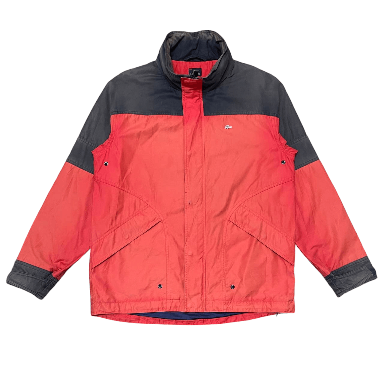 Lacoste Vintage Lacoste Zipper Jacket Hidden Hood Size US M / EU 48-50 / 2 - 1 Thumbnail