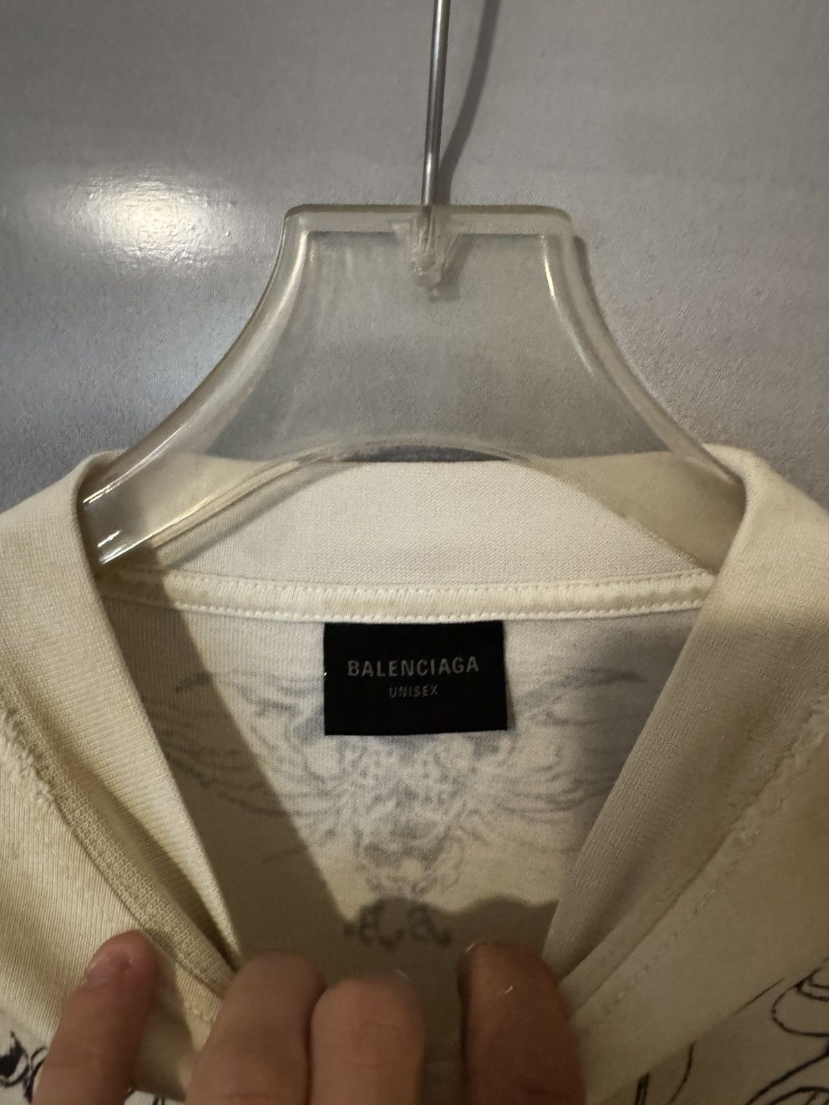 Balenciaga Balenciaga tattoo long sleeve t shirt Size US S / EU 44-46 / 1 - 3 Thumbnail