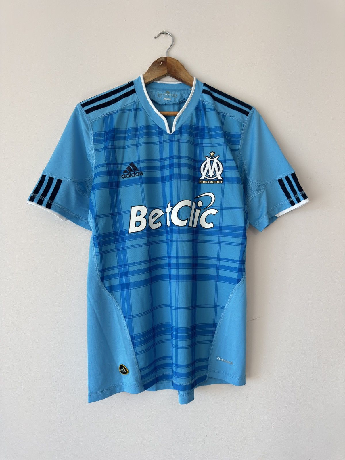 Adidas Olympique Marseille France 2009 2010 Third 3rd Shirt Jersey