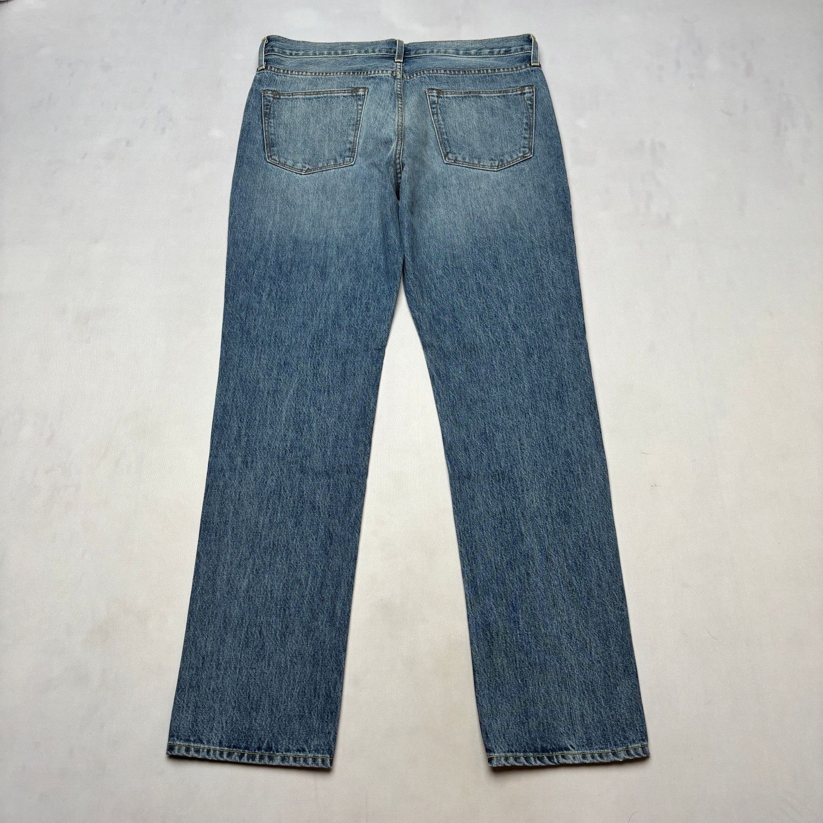 Sid Mashburn $175 Sid Mashburn Slim Straight Jeans 33x30 Made in USA Size US 33 - 2 Thumbnail