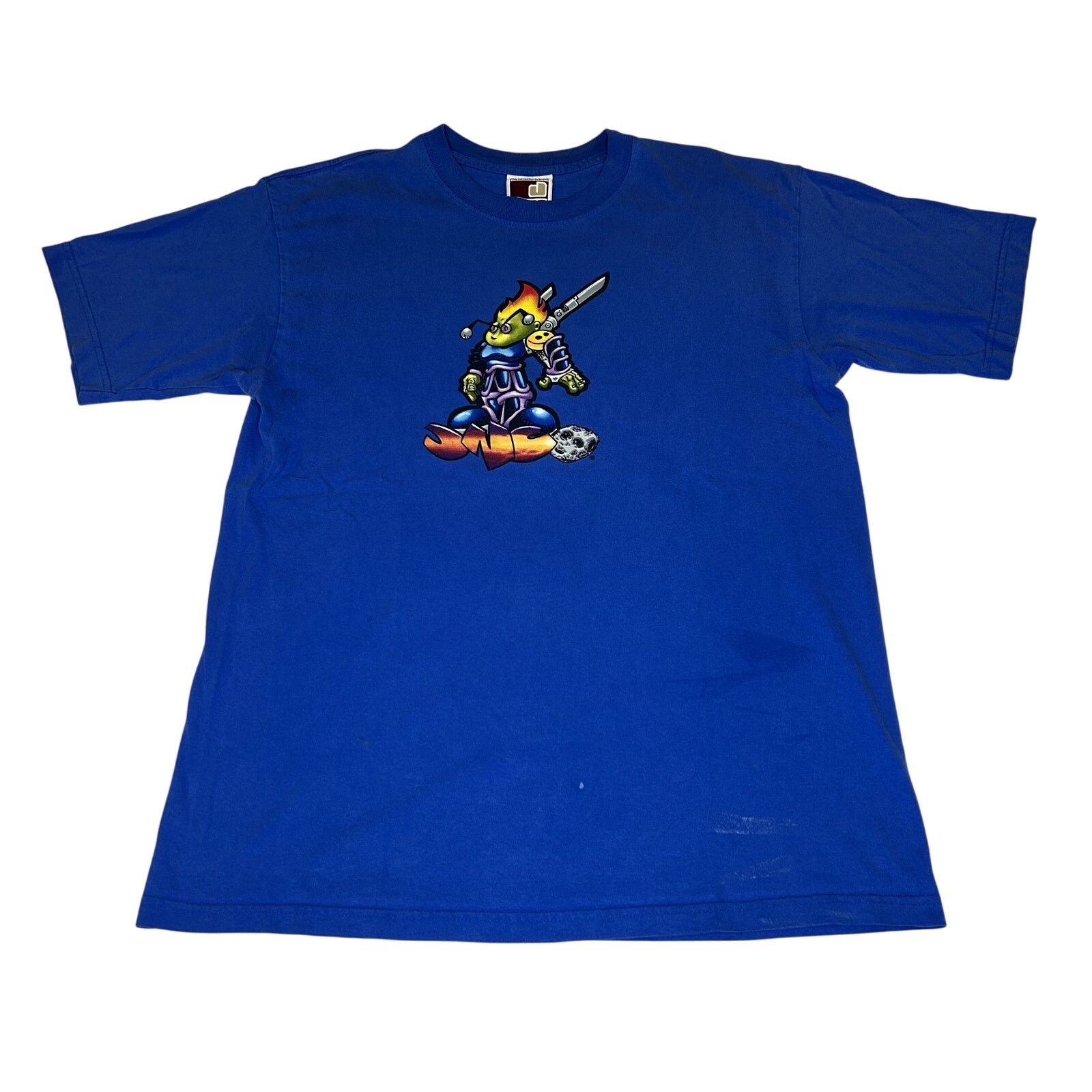 Vintage Y2K / 90s JNCO Flamehead Alien T-Shirt