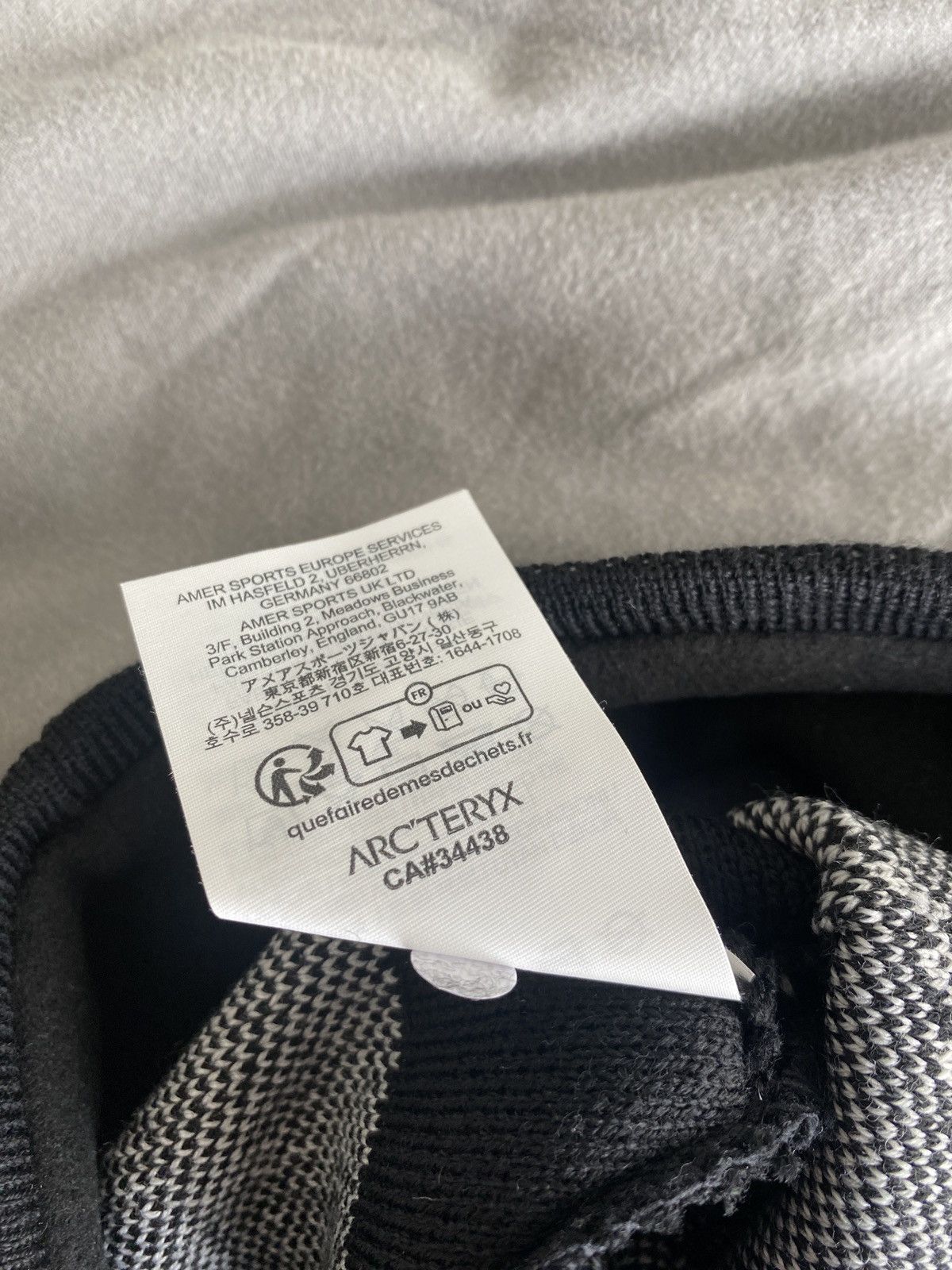 Arc'teryx Arcteryx Bird Head Toque Orca Black White Beanie Size ONE SIZE - 5 Thumbnail