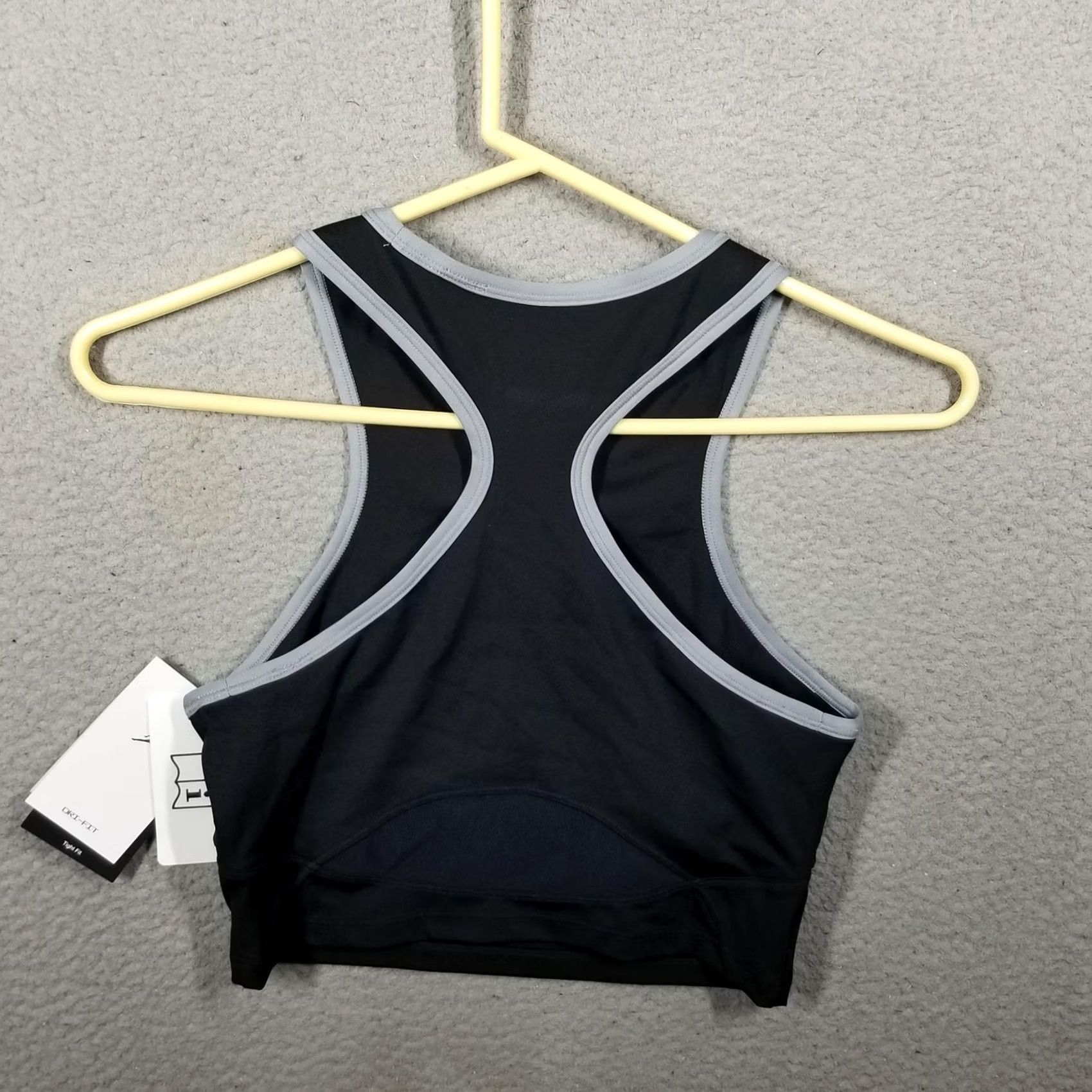 Nike Jordan Dri-FIT Sports Bra Womens Small Black Racerback Bodycon FN5156-010 Size ONE SIZE - 2 Thumbnail
