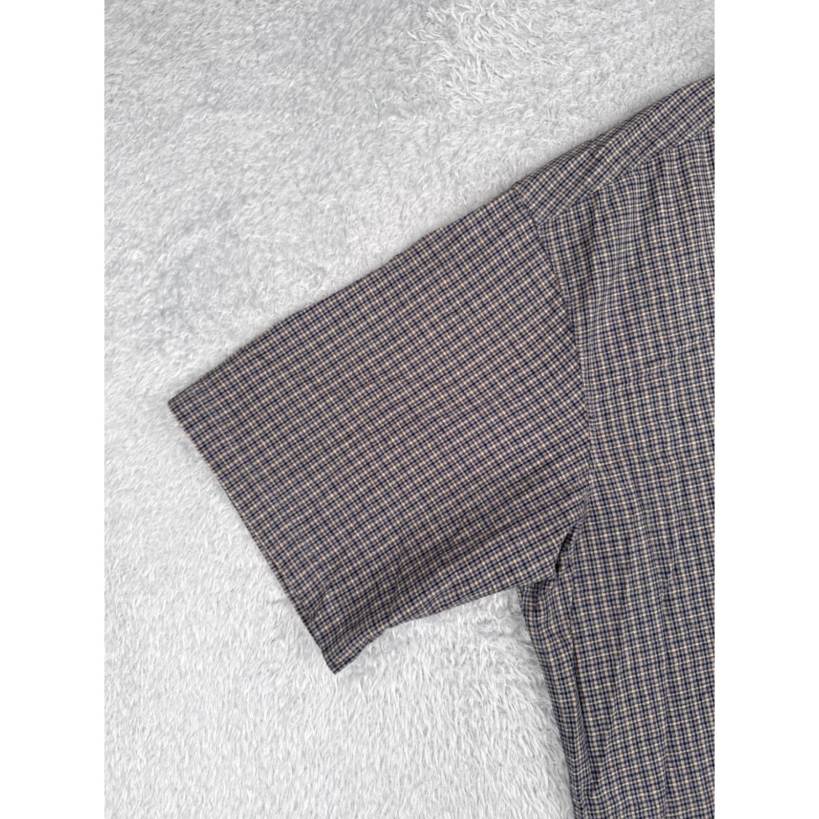 High Sierra VINTAGE High Sierra Plaid Button-Up Shirt Adult Large Blue 100% Cotton Camping Outdoor Mens Size US L / EU 52-54 / 3 - 3 Thumbnail
