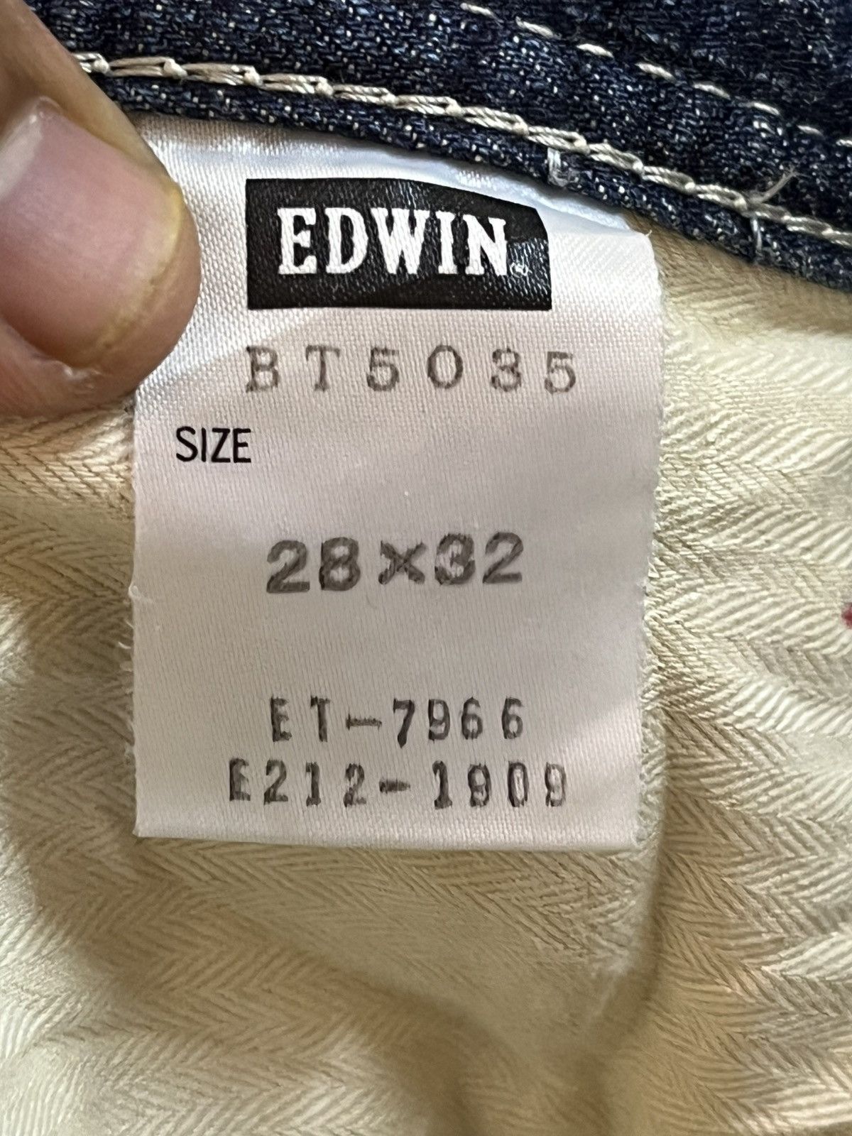 Edwin Vintage Edwin 503 Bluetrip Mudwash Carpenter Buckle Denim Size US 30 / EU 46 - 13 Thumbnail