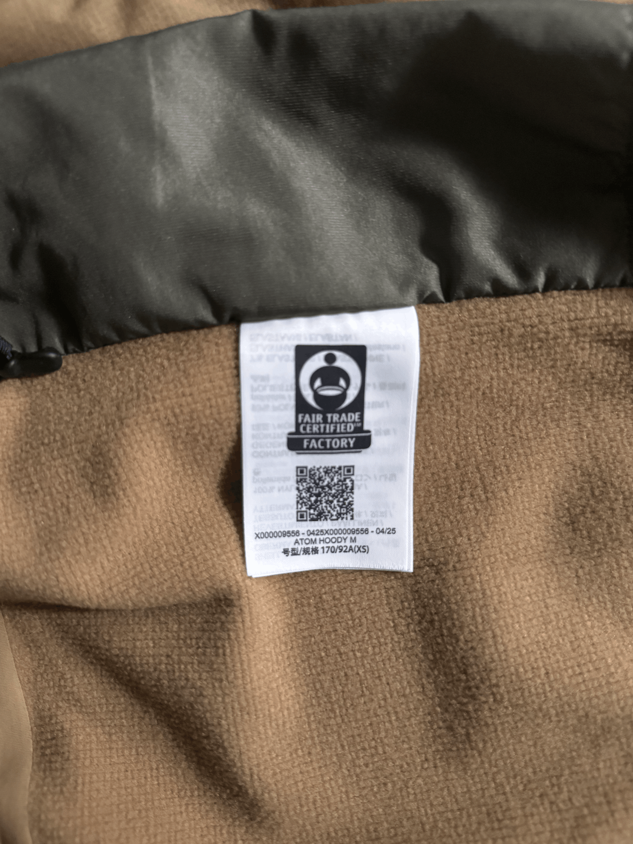 Arc'teryx Arcteryx Atom Hoody Jacket XS - Canvas Brown Size US XS / EU 42 / 0 - 6 Thumbnail
