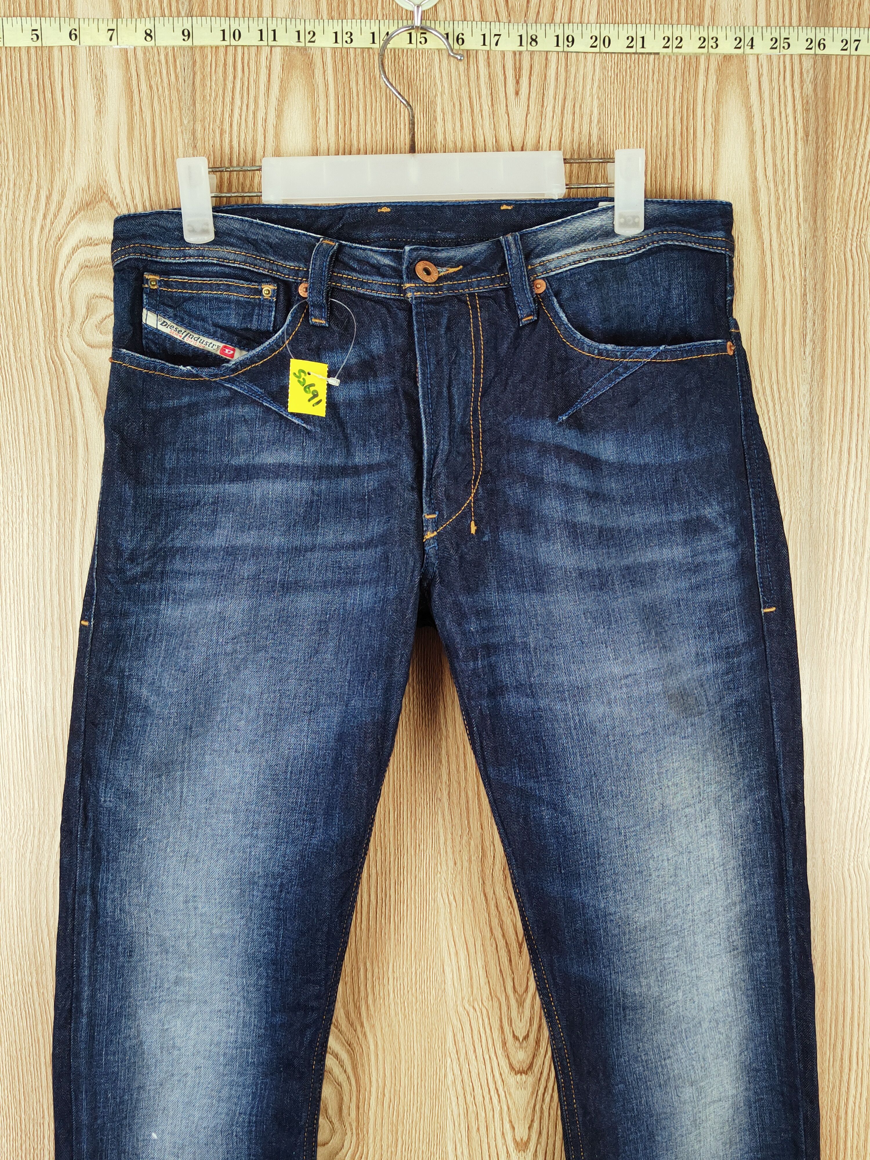 Diesel Diesel Dark Blue Distressed Ripped Jeans #S2691 Size US 31 - 2 Thumbnail