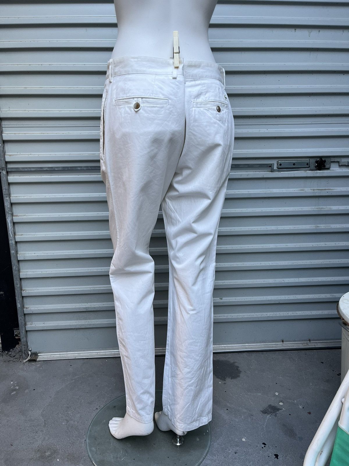 Lacoste MEN’S LACOSTE WHITE COTTON PANTS Size US 44 / EU 60 - 10 Thumbnail