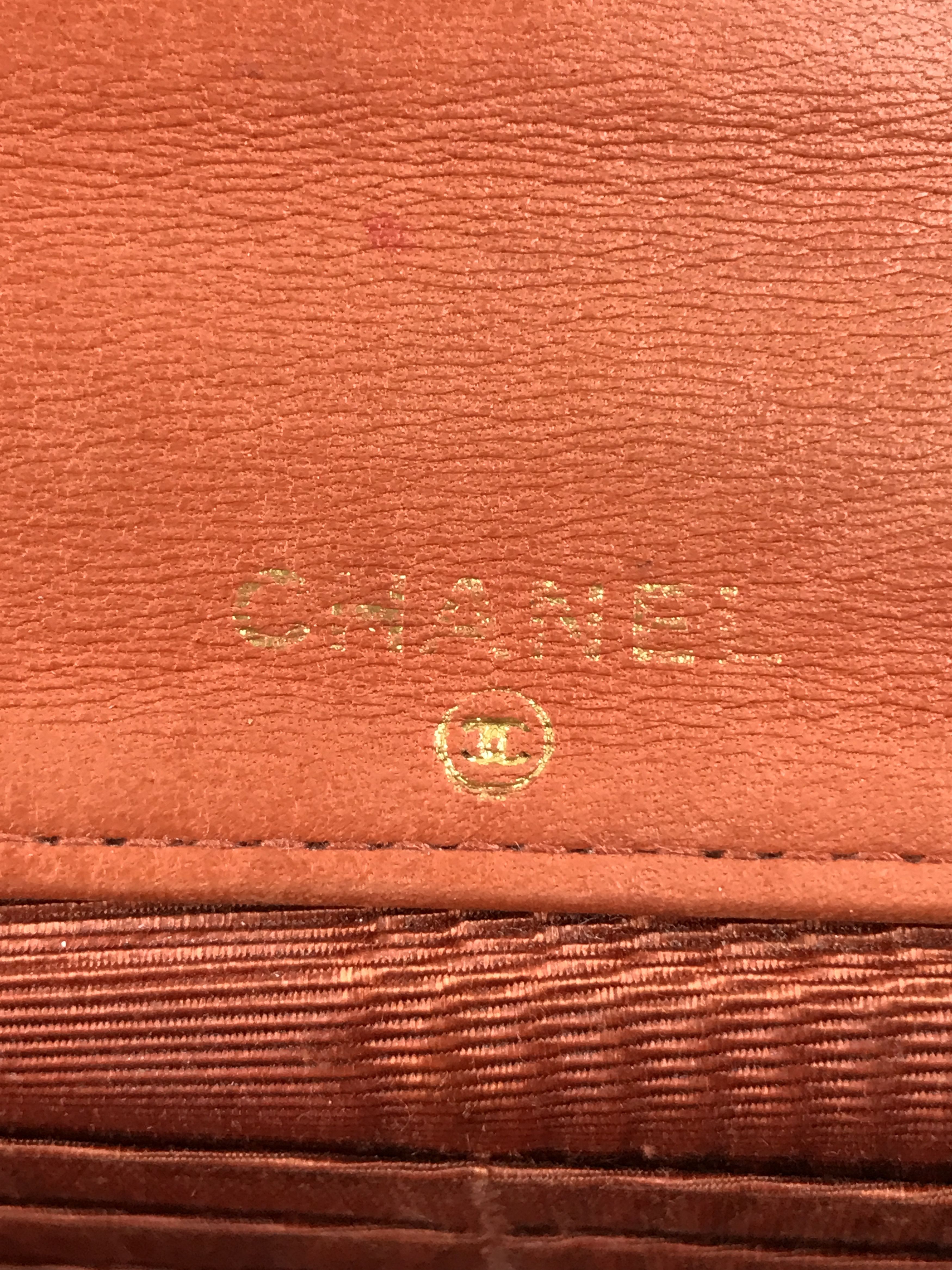 Chanel Vintage Chanel Brown Caviar CC Logo Timeless Wallet Size ONE SIZE - 8 Thumbnail