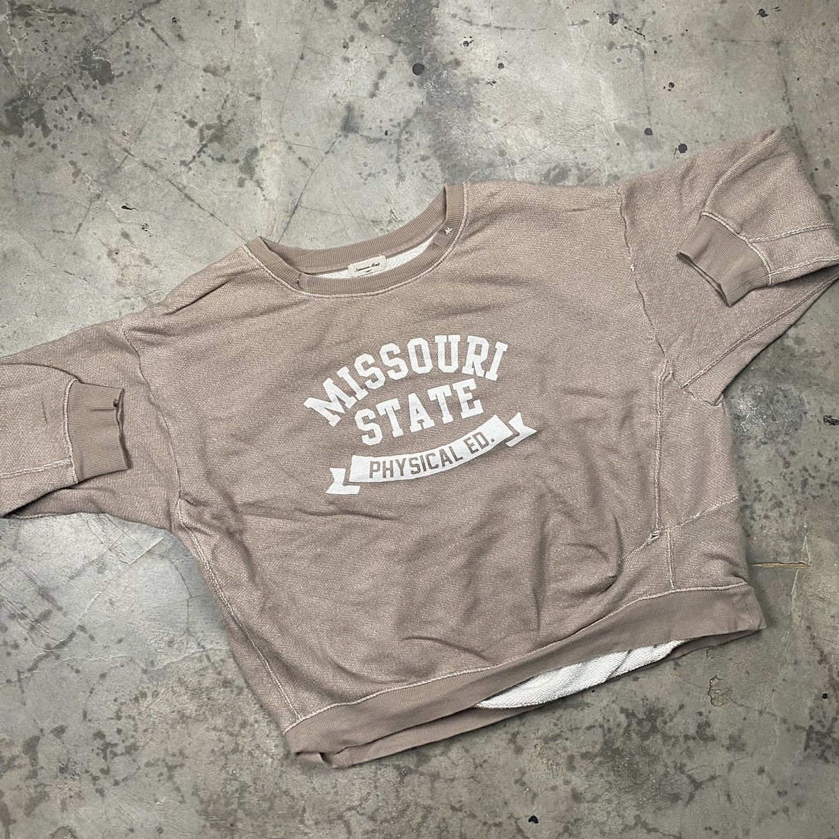 Designer × Japanese Brand Samansa Mos2 Missouri State Baggy Boxy Crewneck Size ONE SIZE - 3 Thumbnail