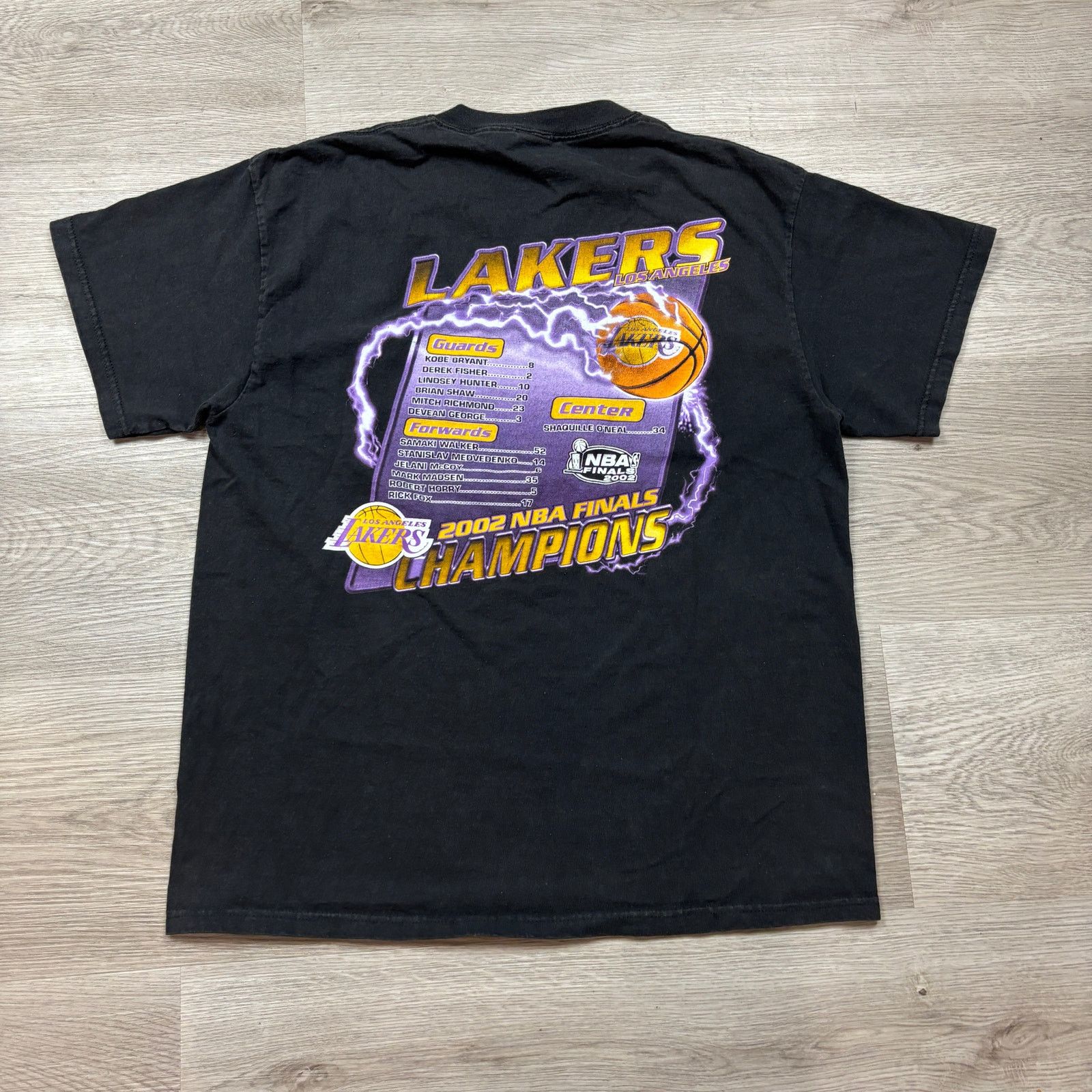 Delta × Vintage Rare Vintage 2002 NBA Finals 2002 Lakers T Shirt Men's Large Size US L / EU 52-54 / 3 - 4 Thumbnail