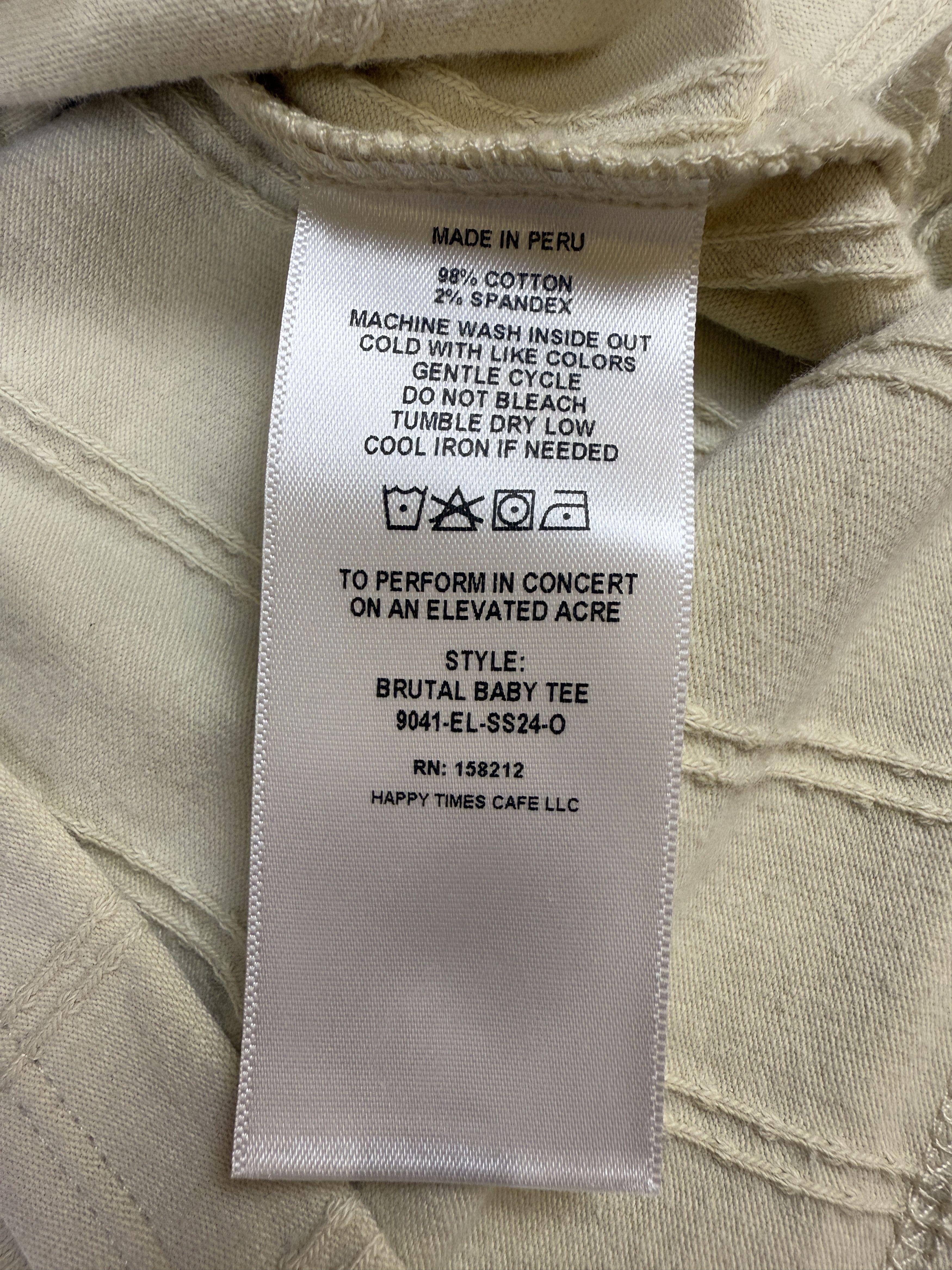 Eckhaus Latta Eckhaus Latta Brutal Baby Tee Size XS / US 0-2 / IT 36-38 - 9 Thumbnail