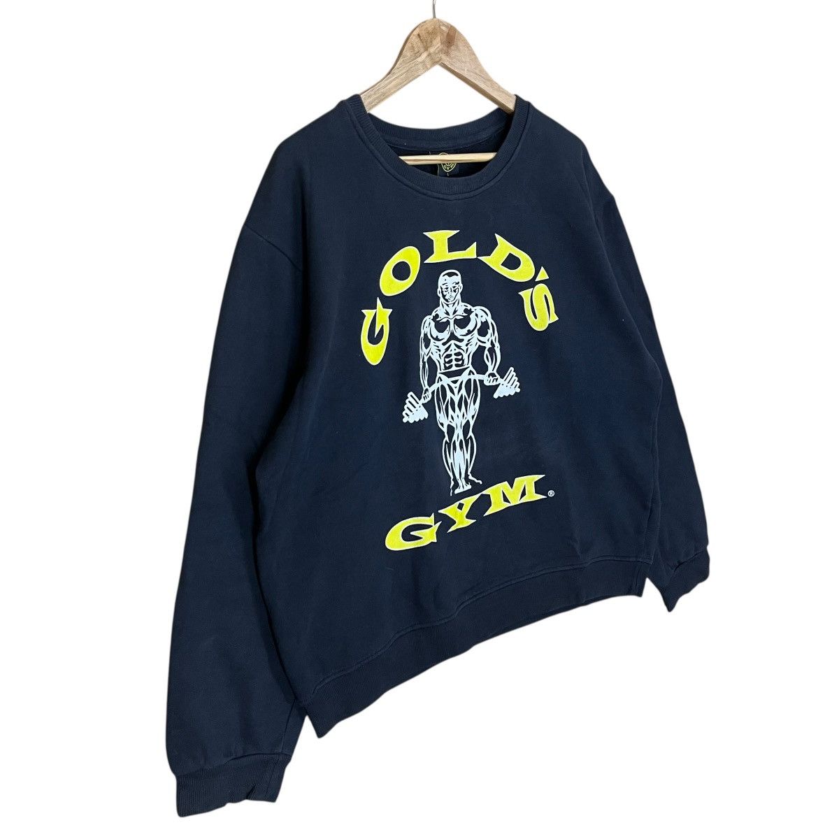 Japanese Brand Vintage Gold Gym Crewneck Sweatshirt Size US M / EU 48-50 / 2 - 2 Thumbnail