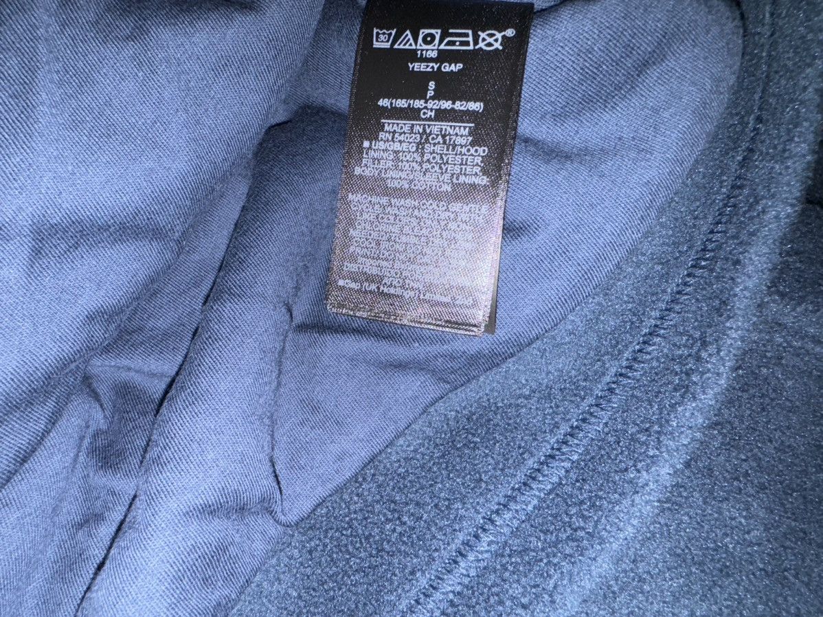 Balenciaga × Gap × Kanye West Yeezy Gap Polar Fleece Hoodie Navy Size Small Size US S / EU 44-46 / 1 - 8 Thumbnail