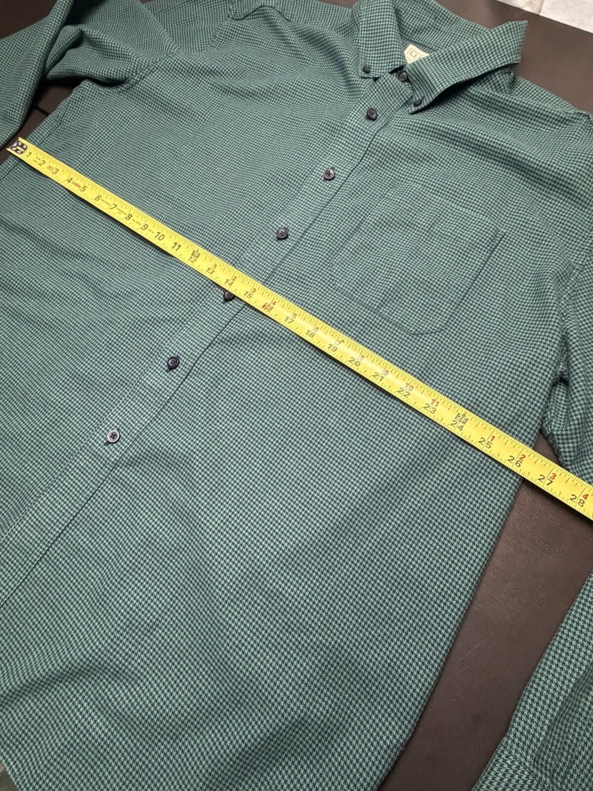 L.L. Bean L.L.Bean XXL Reg Traditional Fit Green Check Button Down Size US XXL / EU 58 / 5 - 5 Thumbnail
