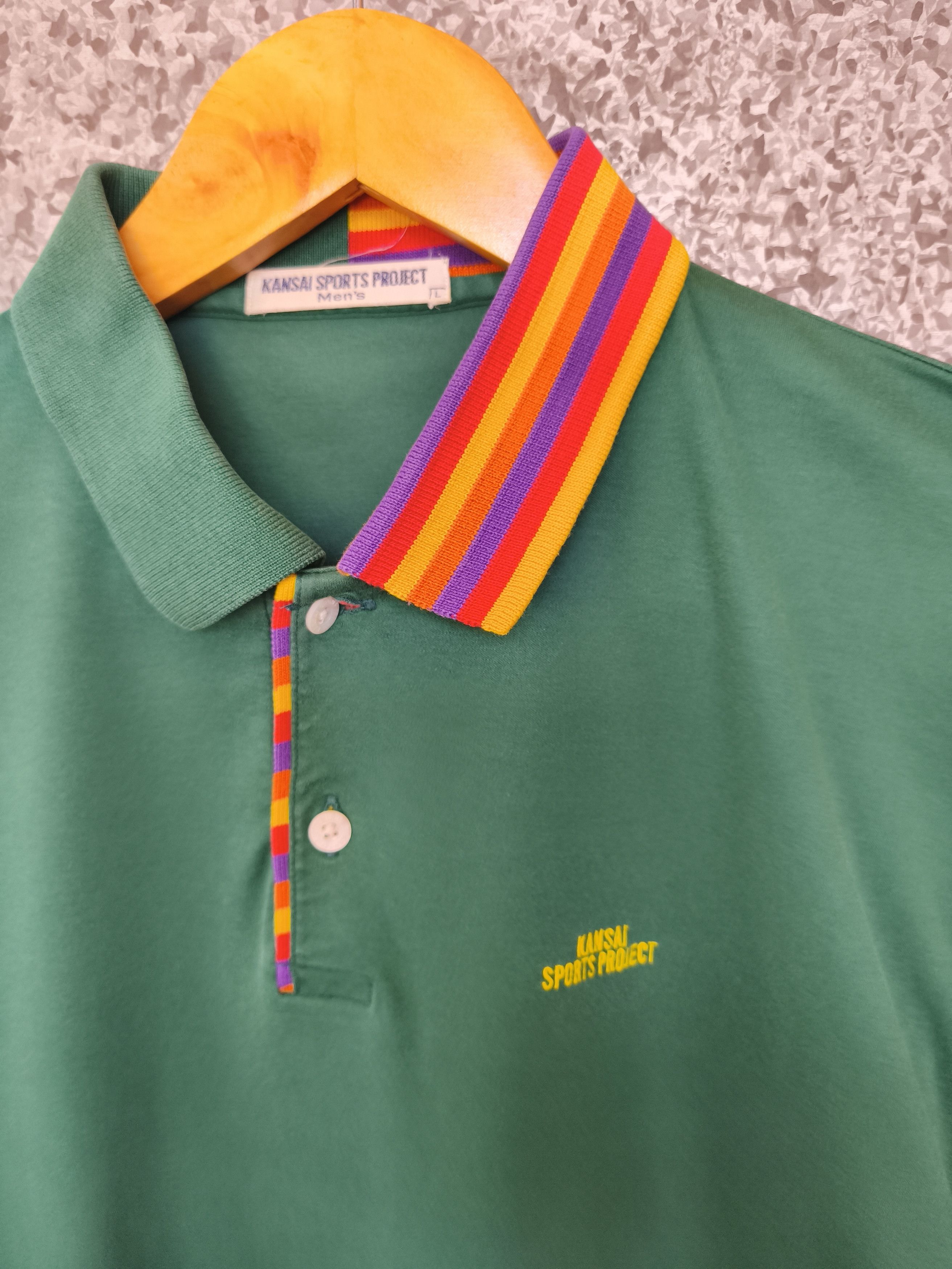 Kansai Yamamoto Vintage Kansai Sport Project polos long sleeve Size US L / EU 52-54 / 3 - 1 Thumbnail