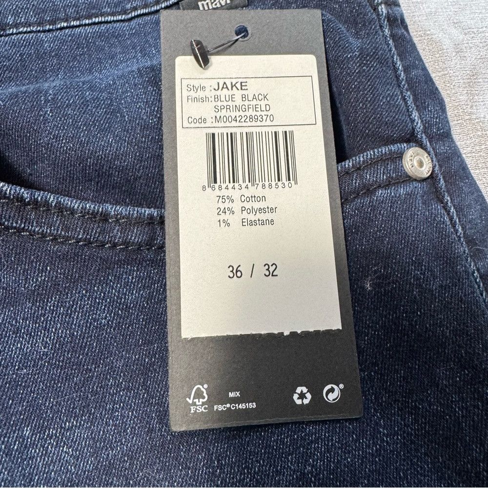 Mavi NWT New Mavi Jake Slim Leg Jeans Size 36 x 32 Size US 36 / EU 52 - 7 Thumbnail