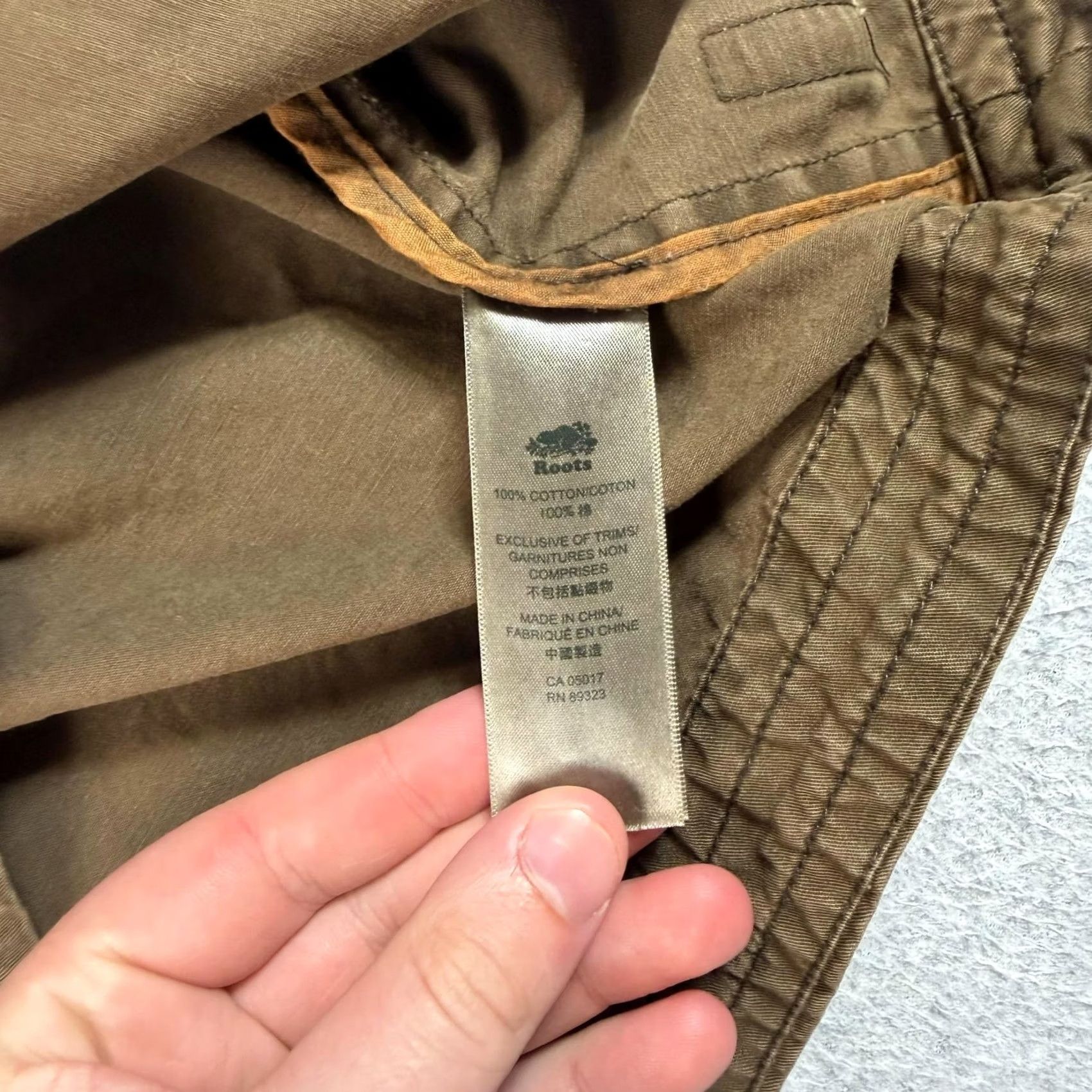 Roots Roots Vest Mens XL Brown Canvas Field Utility Hunting Outdoor Hiking Safari Camp Vest Size US XL / EU 56 / 4 - 4 Thumbnail