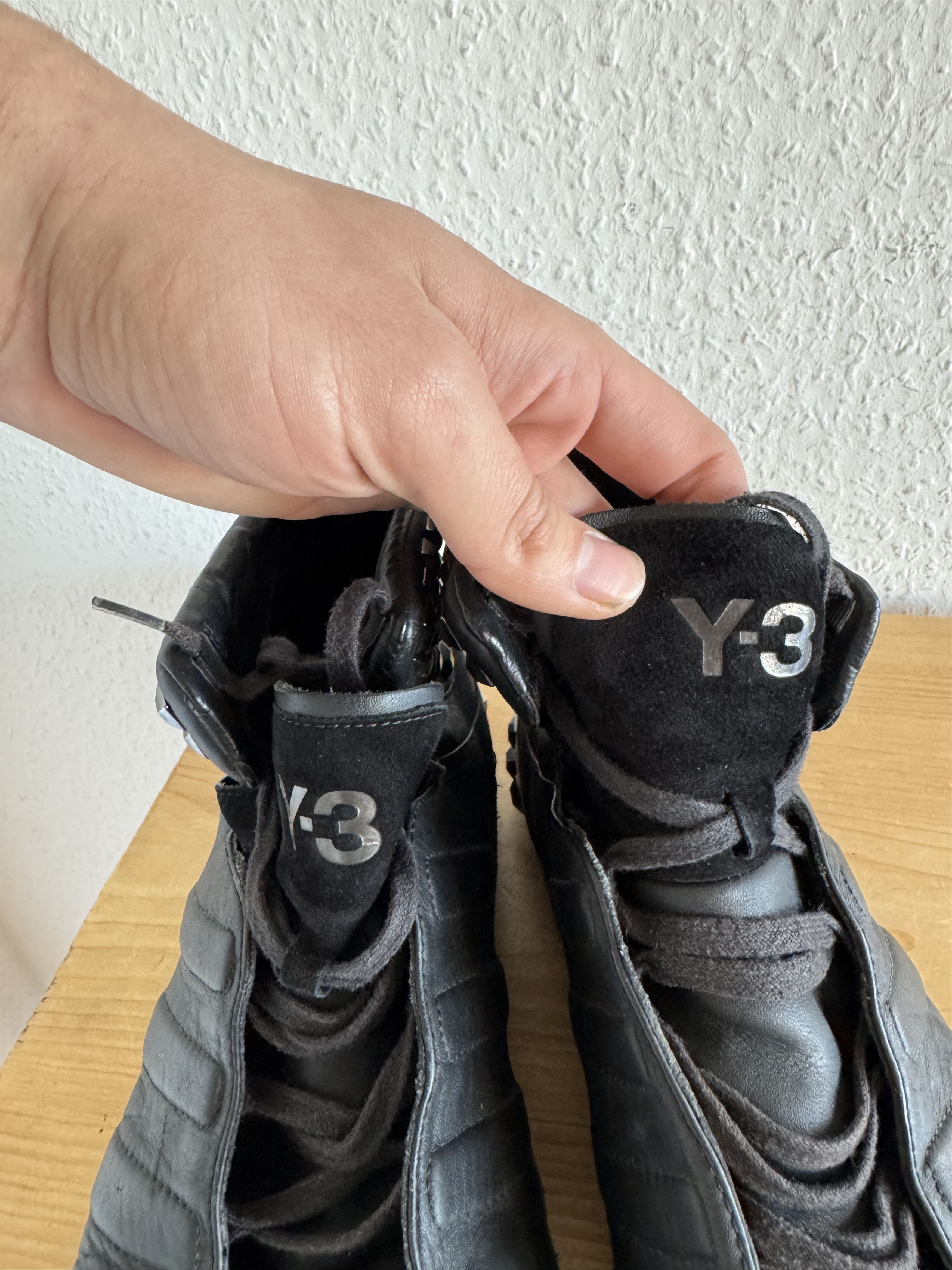 Y-3 Y-3 Honja High Studded Sneakers Size US 11.5 / EU 44-45 - 7 Thumbnail