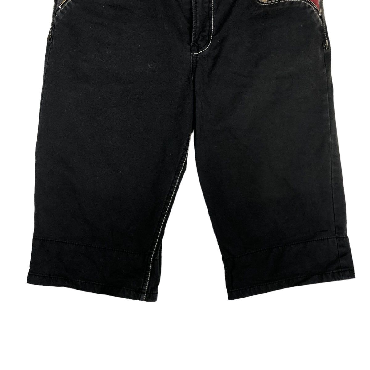 Japanese Brand 🔥VINTAGE SUKAJAN SHORT PANTS DENIM MASTER JIZO BIG LOGO Size US 32 / EU 48 - 5 Thumbnail