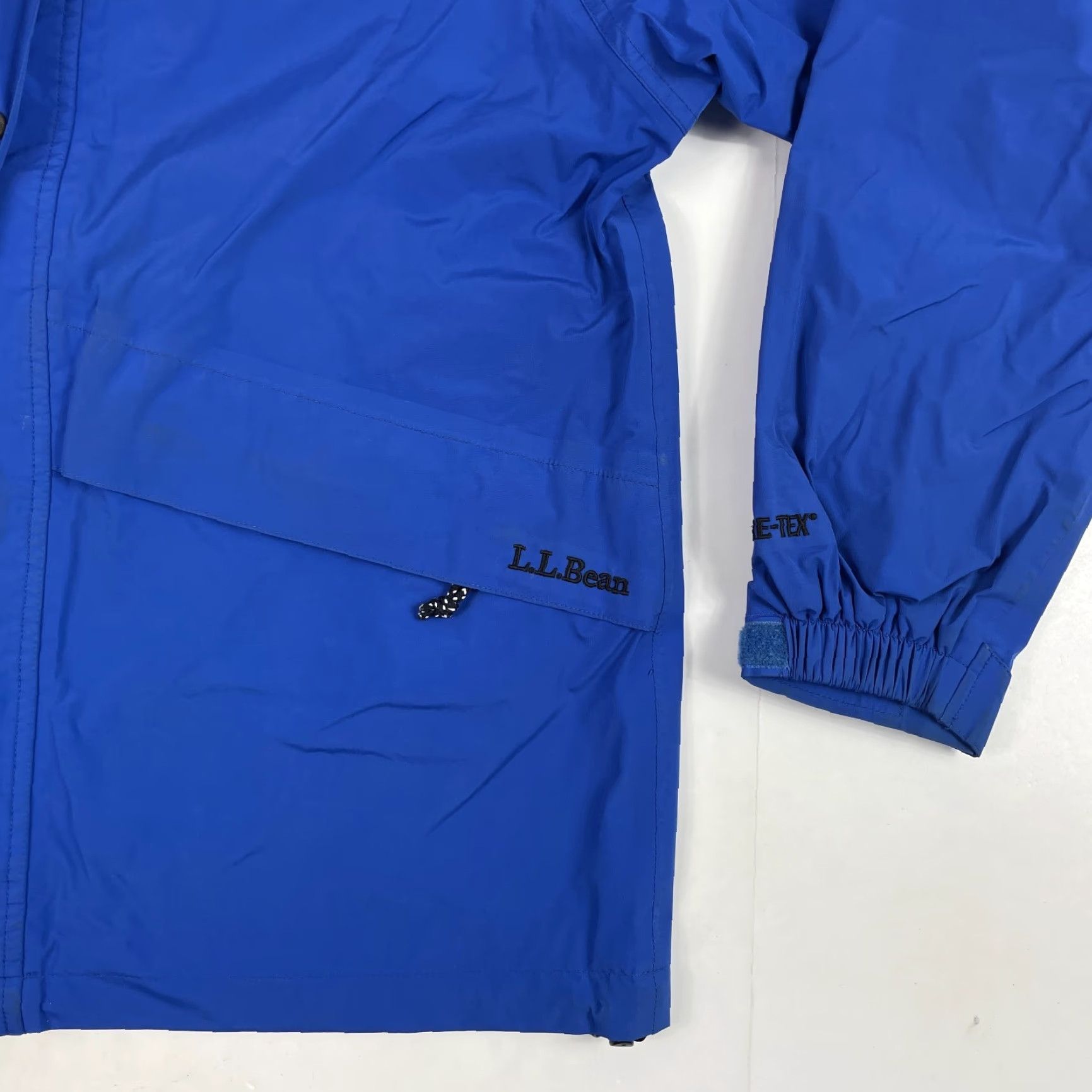 Vintage VINTAGE L.L.Bean Jacket Mens M Blue Goretex Waterproof Hooded Hiking Fishing Coat/Softshell Rain Wind-Resistant Size US M / EU 48-50 / 2 - 4 Thumbnail