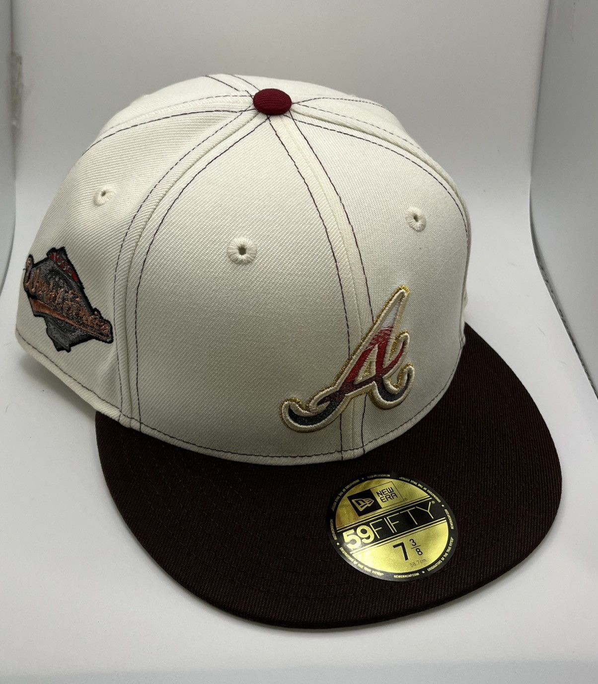 Hat Club 7 3/8 Pvtchwork TVB Atlanta Braves Annabelle Exclusive Size ONE SIZE - 1 Thumbnail