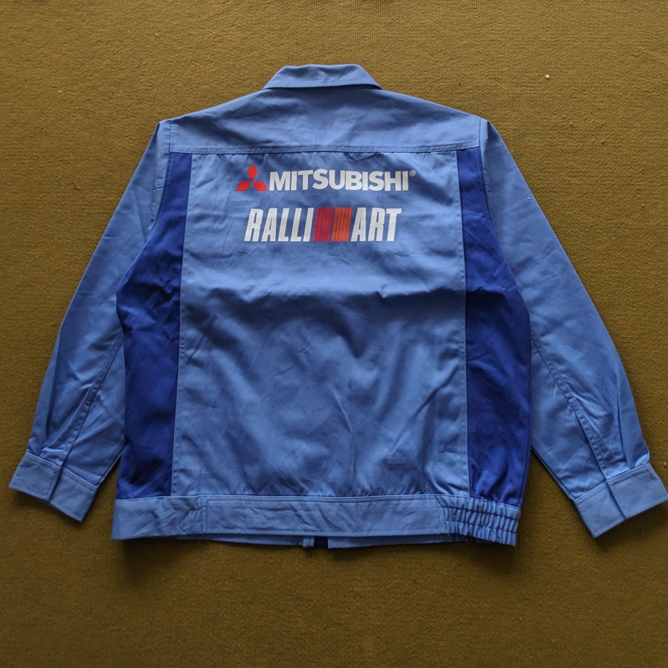 Other Vintage MITSUBISHI RALLI ART Racing Workers Jacket Size US L / EU 52-54 / 3 - 1 Thumbnail